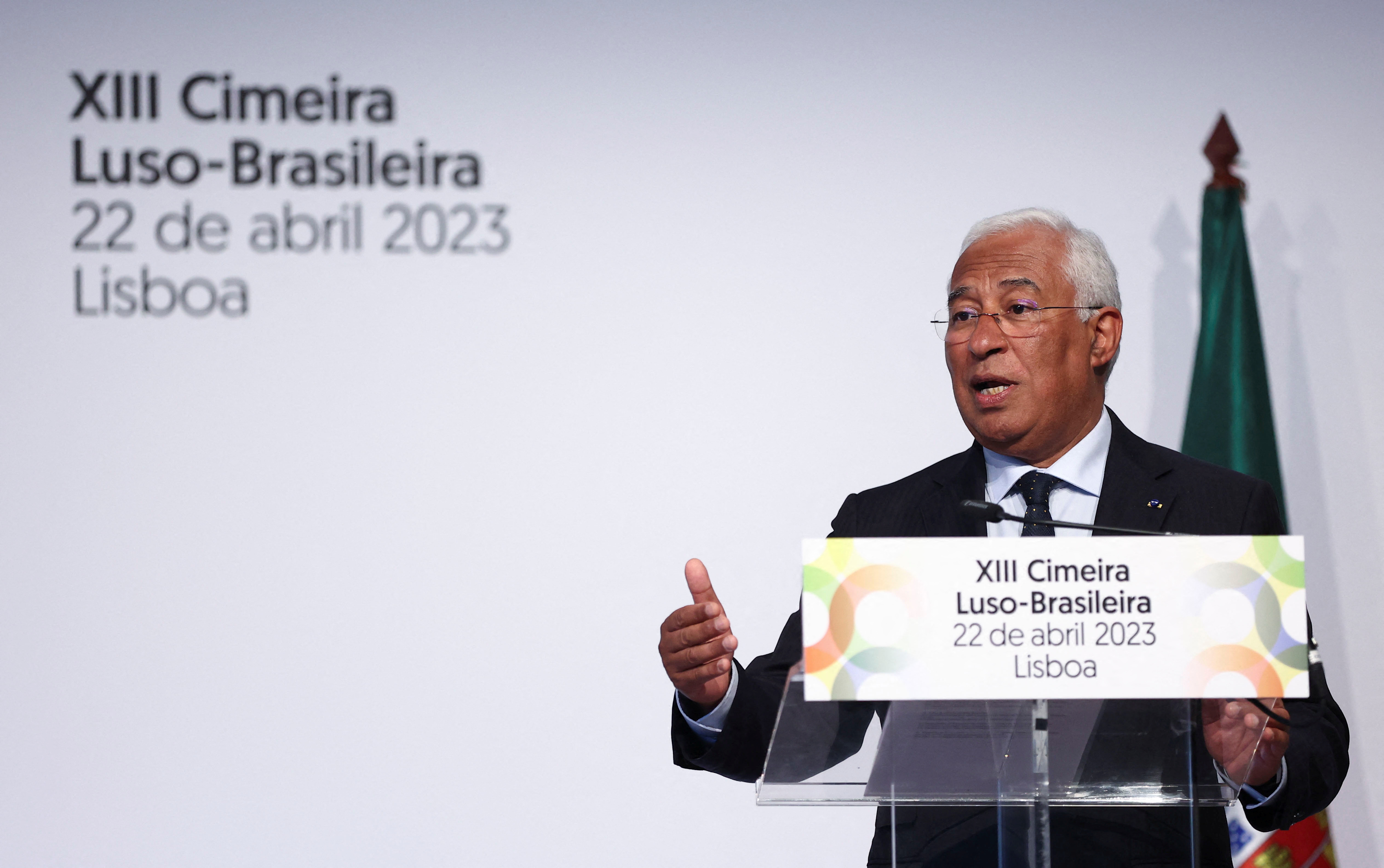 Portugal-Brazil Summit at Belem Cultural Centre, in Lisbon