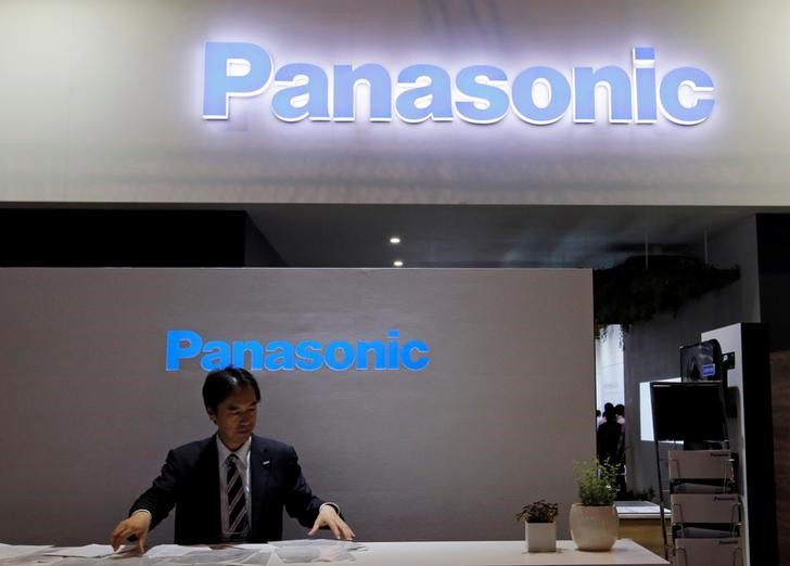 Logos of Panasonic Corp are pictured at CEATEC JAPAN 2016 in Chiba