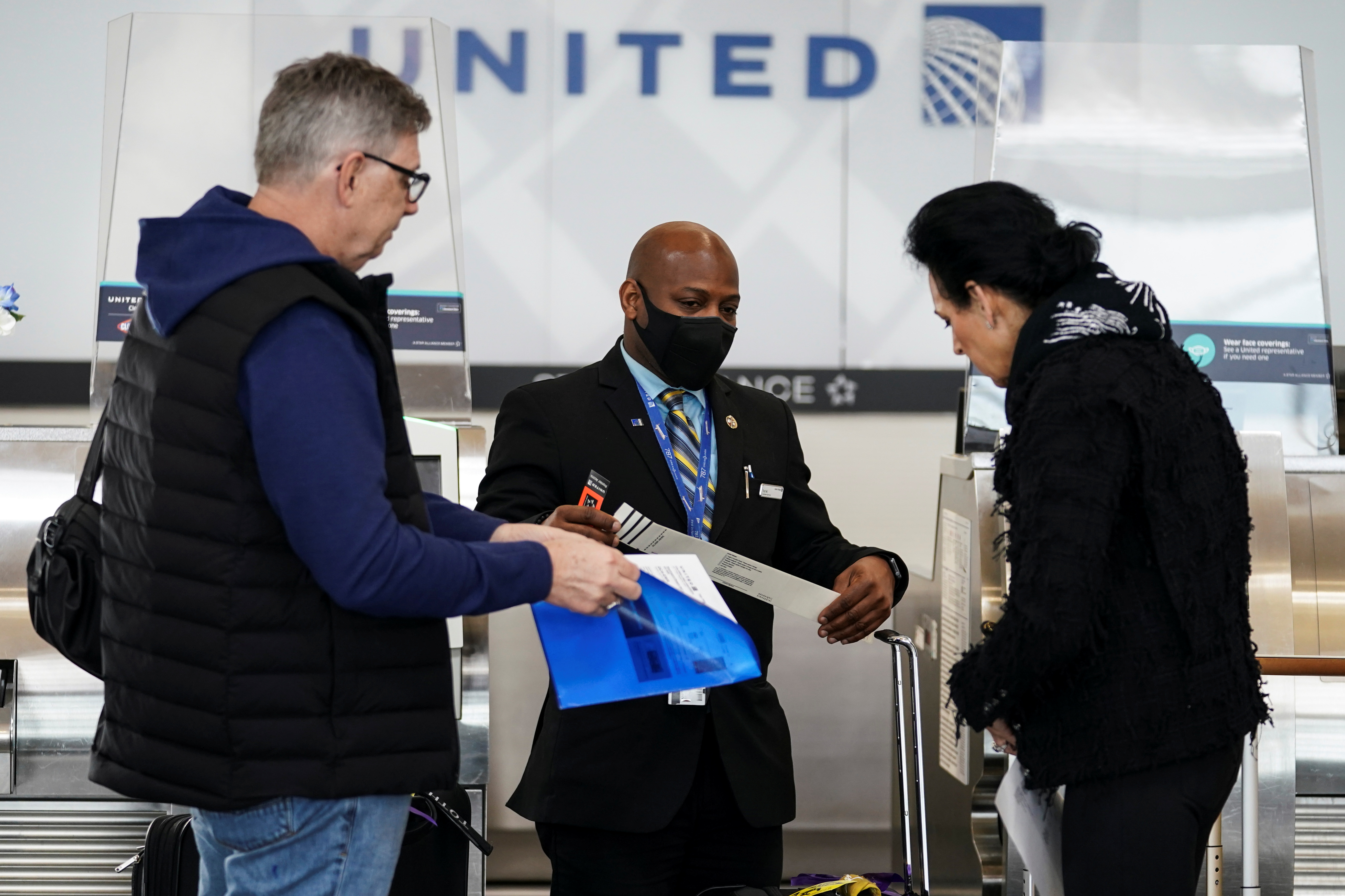 Air travel resumes amid lifting of COVID-19 mask mandate at Reagan National Airport in Arlington, Virginia