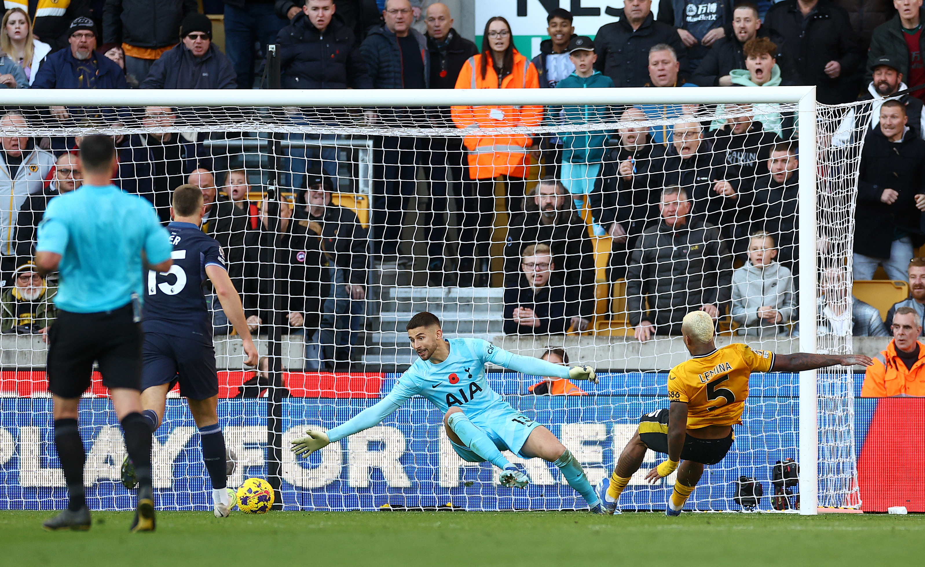 Wolves stun Spurs 2-1 with stoppage-time goals | Reuters