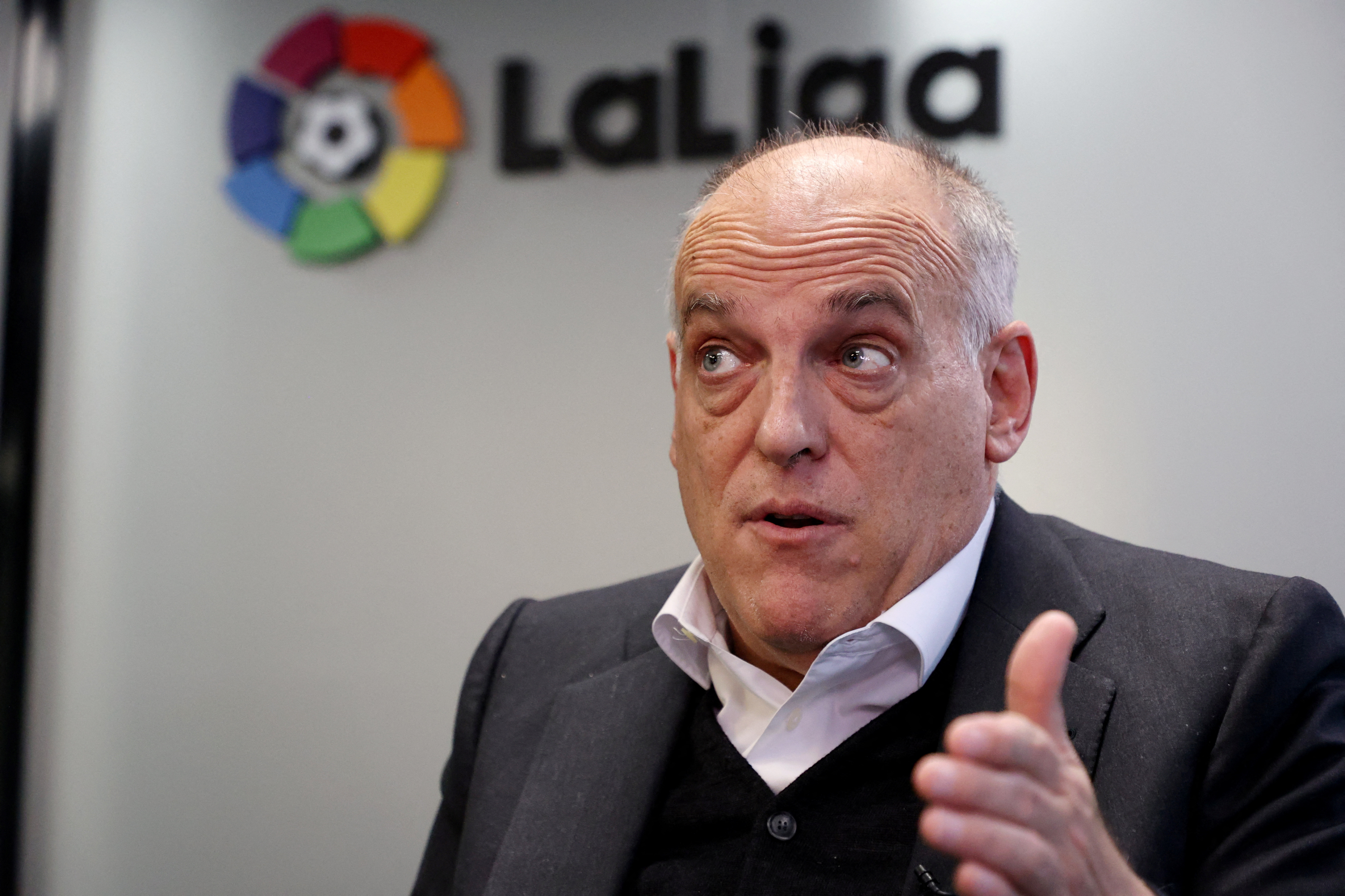 Embattled LaLiga president repeats racist slur in press conference when  discussing racist abuse of Real Madrid star Vinícius Jr.