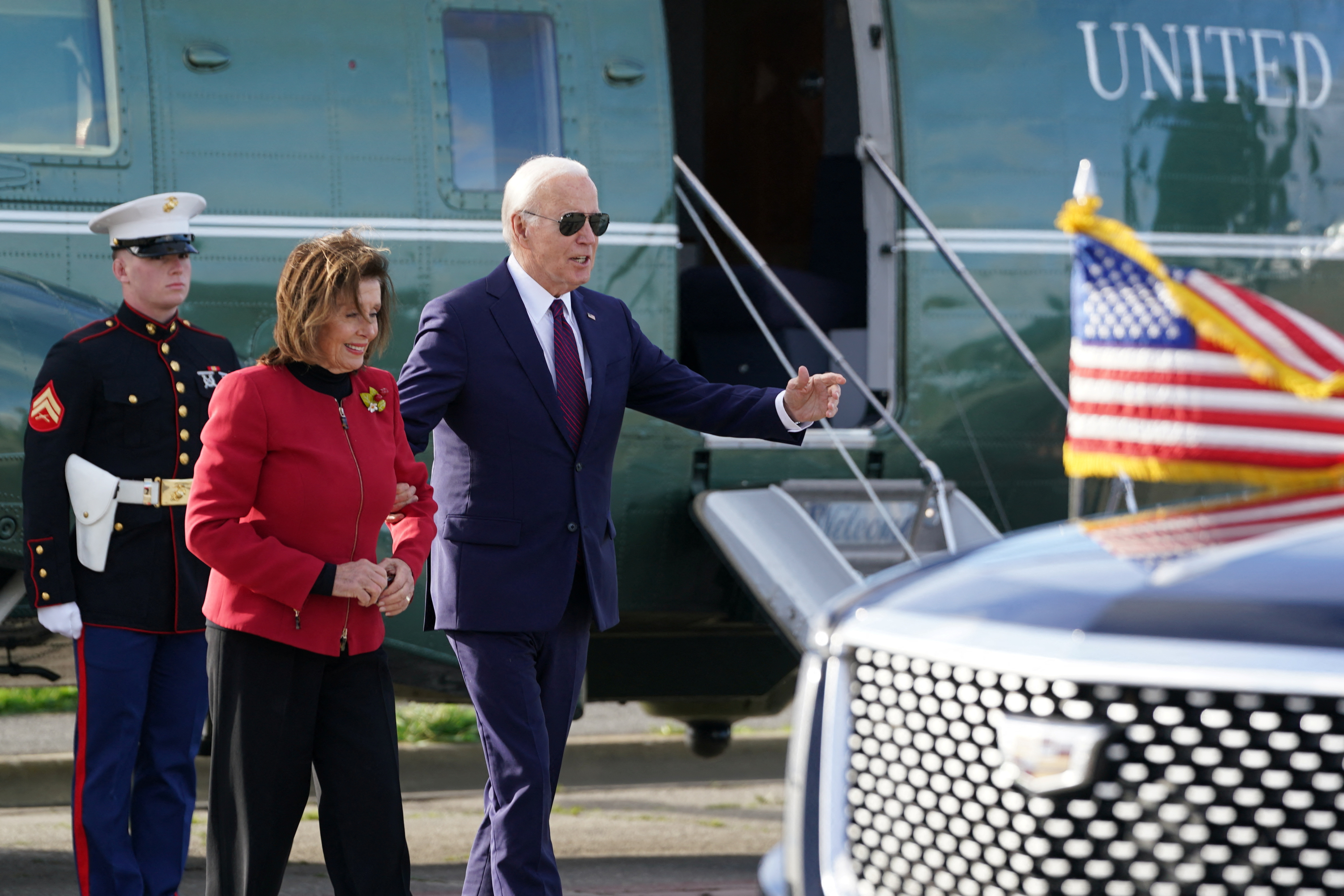 U.S. President Joe Biden visits in San Francisco