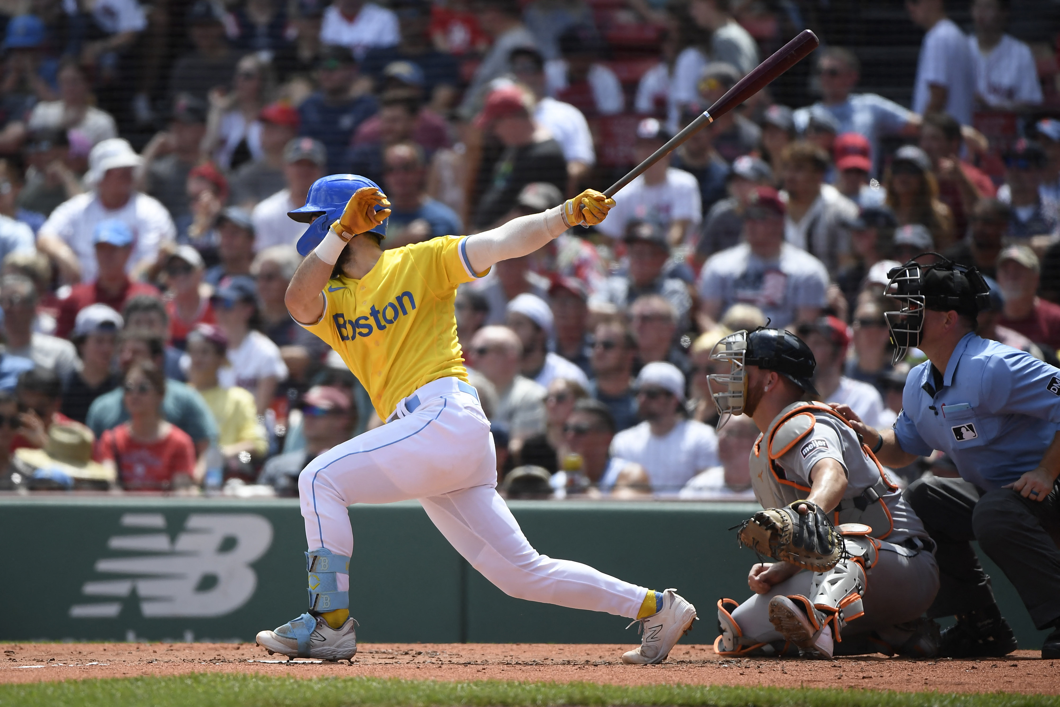 Trevor Story, Adam Duvall key in Red Sox win vs. Tigers