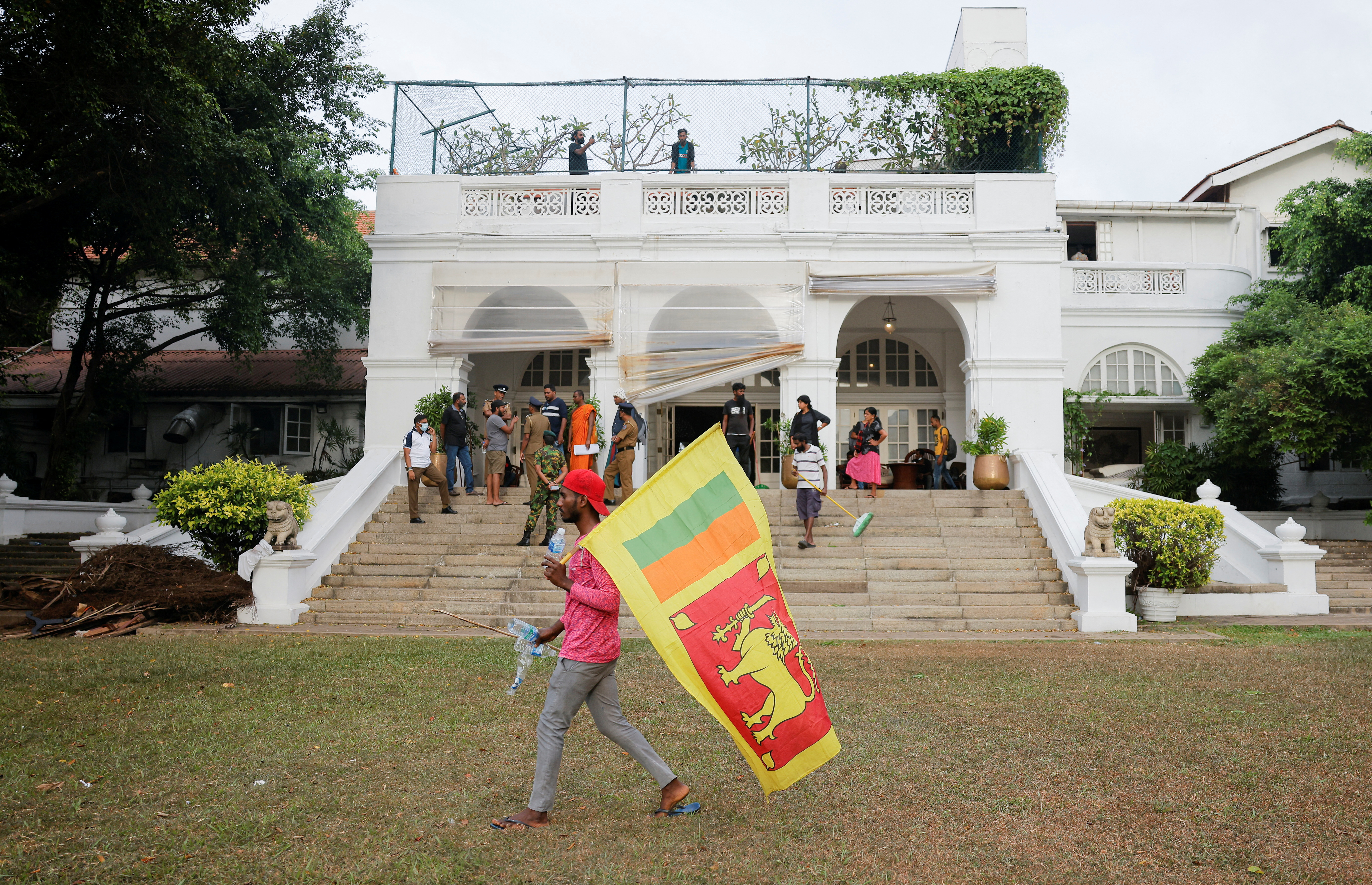 Taking over the Sri Lankan presidential palace was a high point