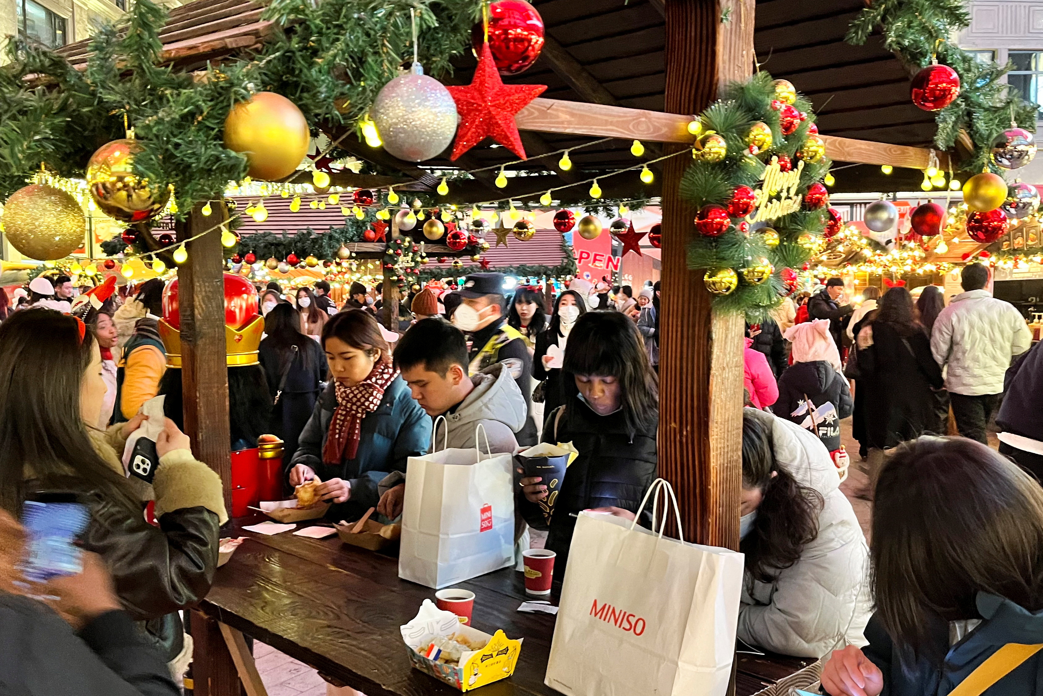 Christmas market in Shanghai