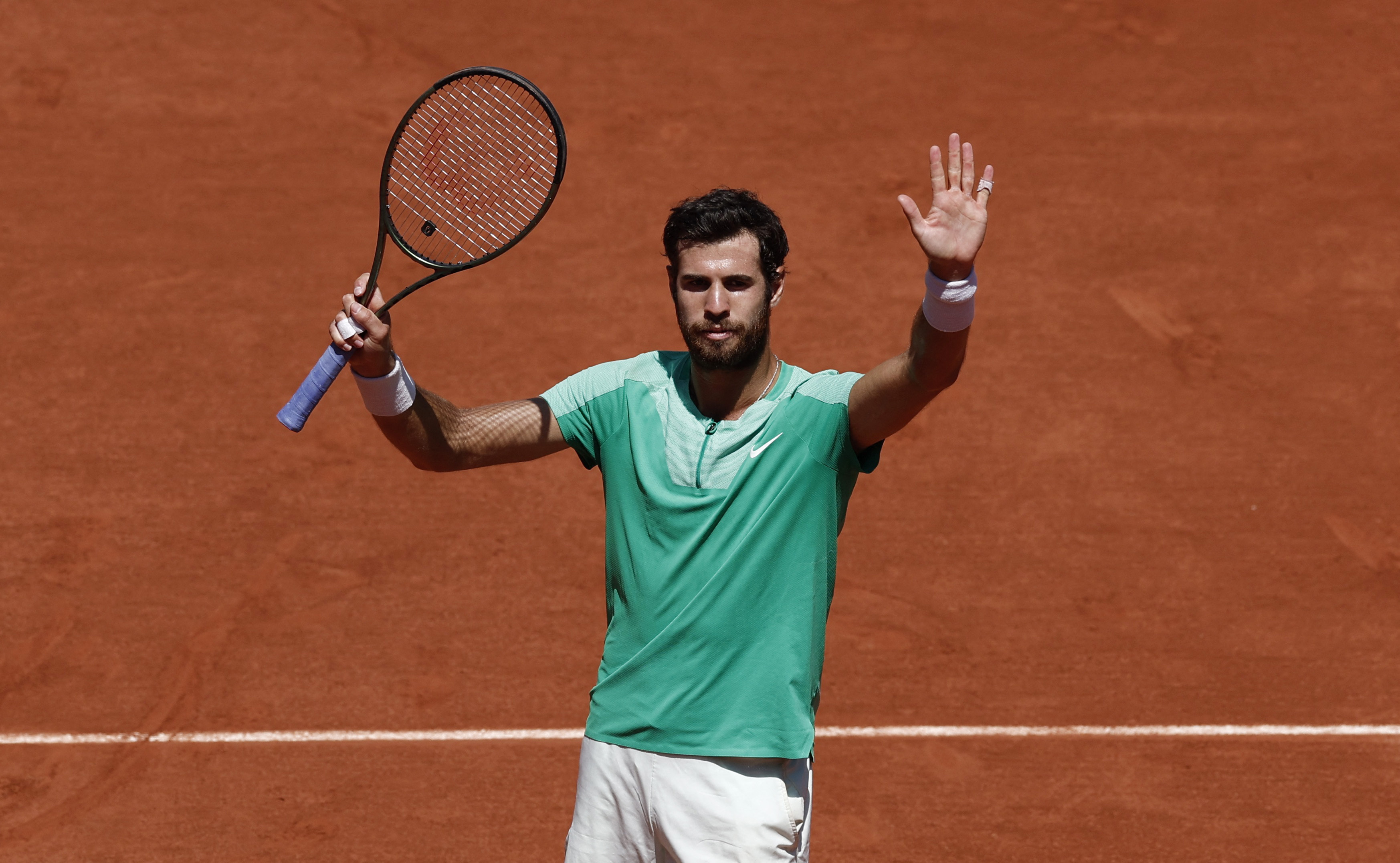 Khachanov digs deep to reach French Open last eight | Reuters