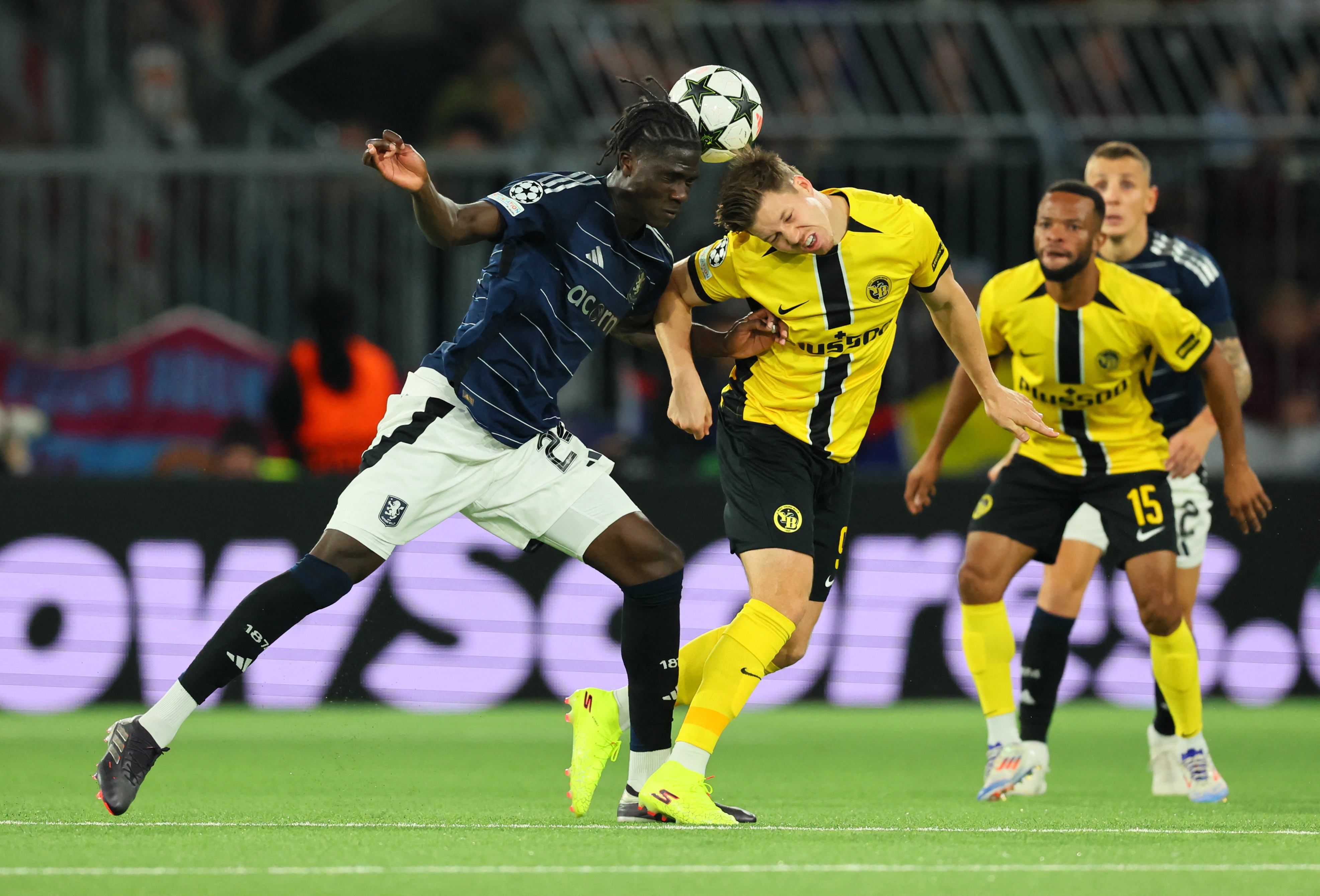 Aston Villa return to top European stage in style with 3-0 win | Reuters