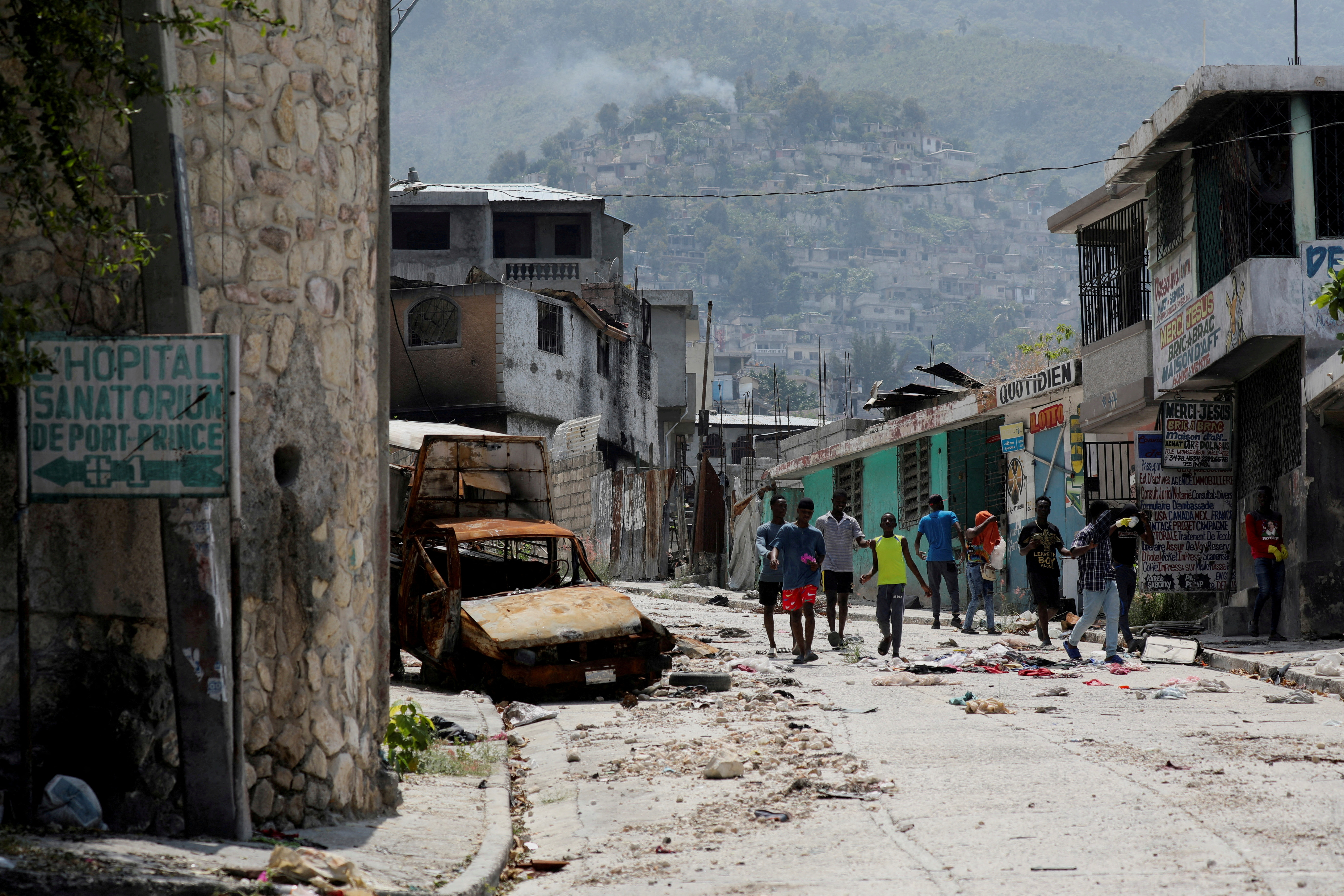 Alleged gang leader calls on supporters to retake control of neighborhood, in Port-au-Prince