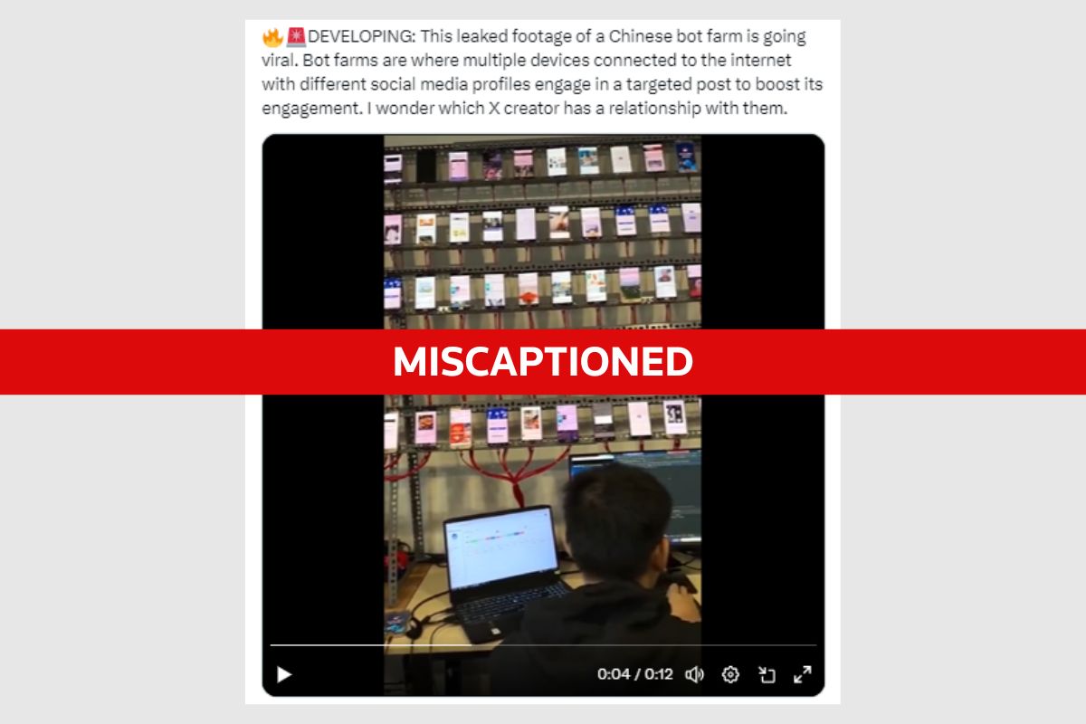 Fact Check: Video does not show a bot farm in China | Reuters