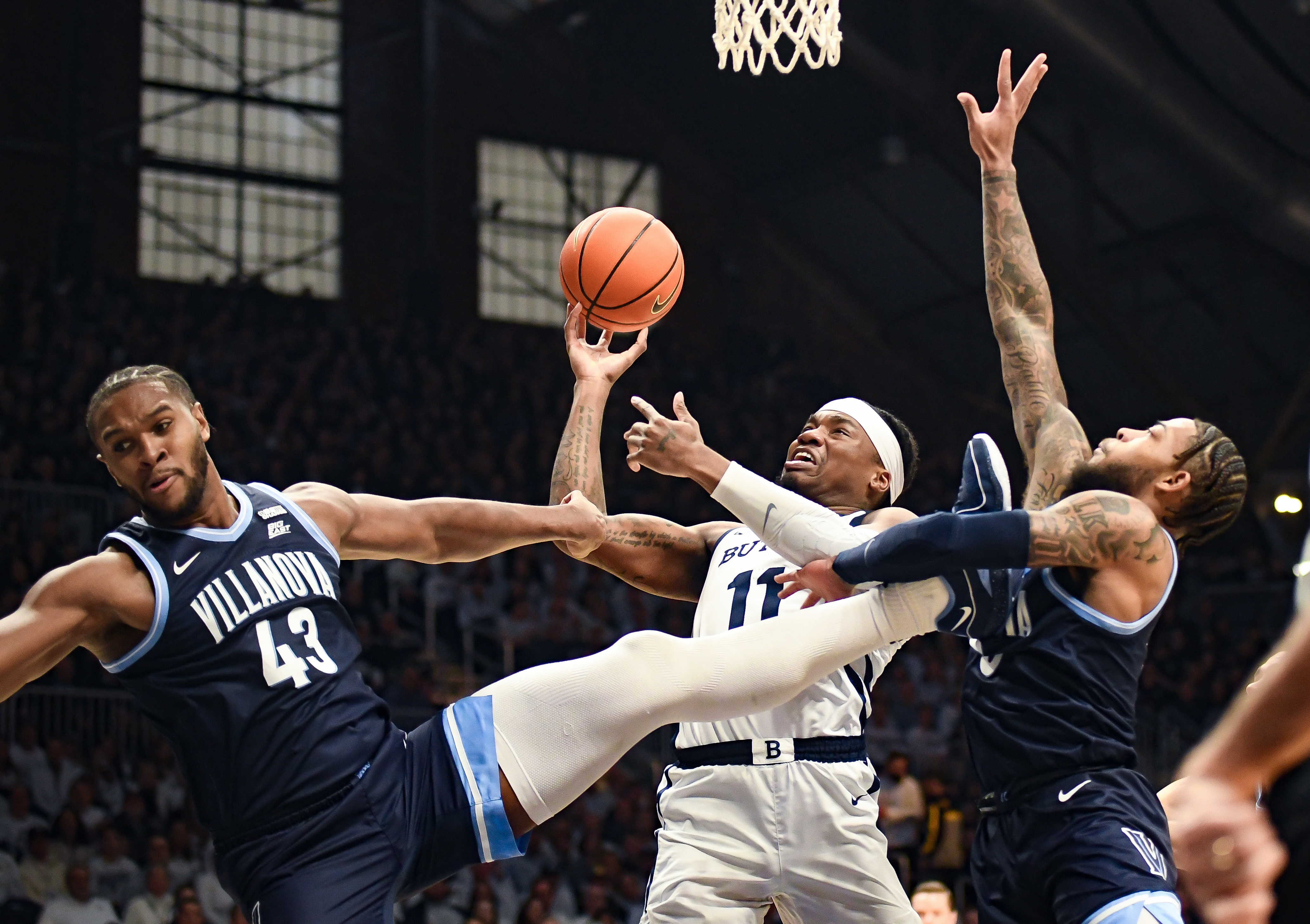 Butler outlasts Villanova in double overtime