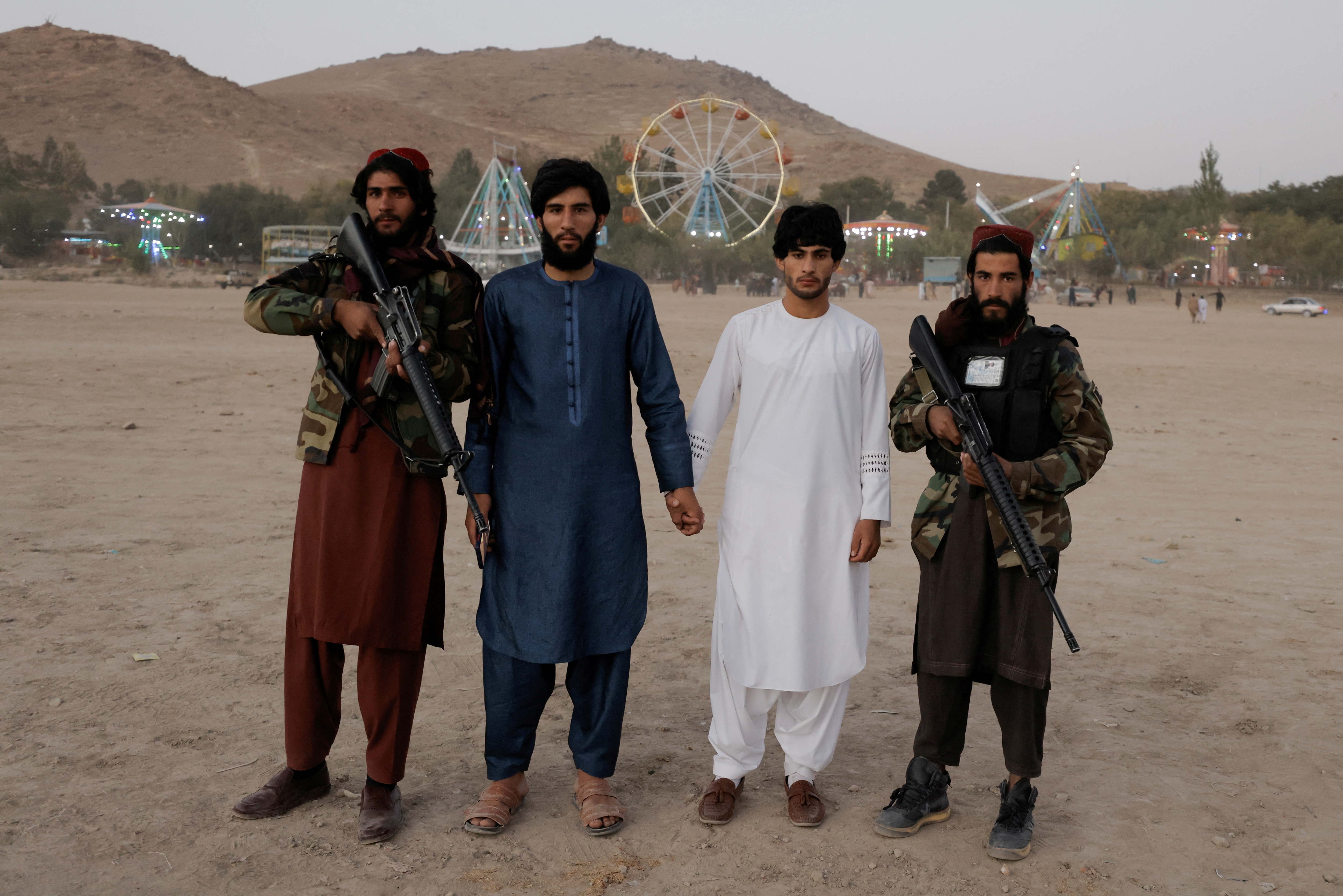 Taliban fighters no longer allowed to carry assault rifles in amusement parks