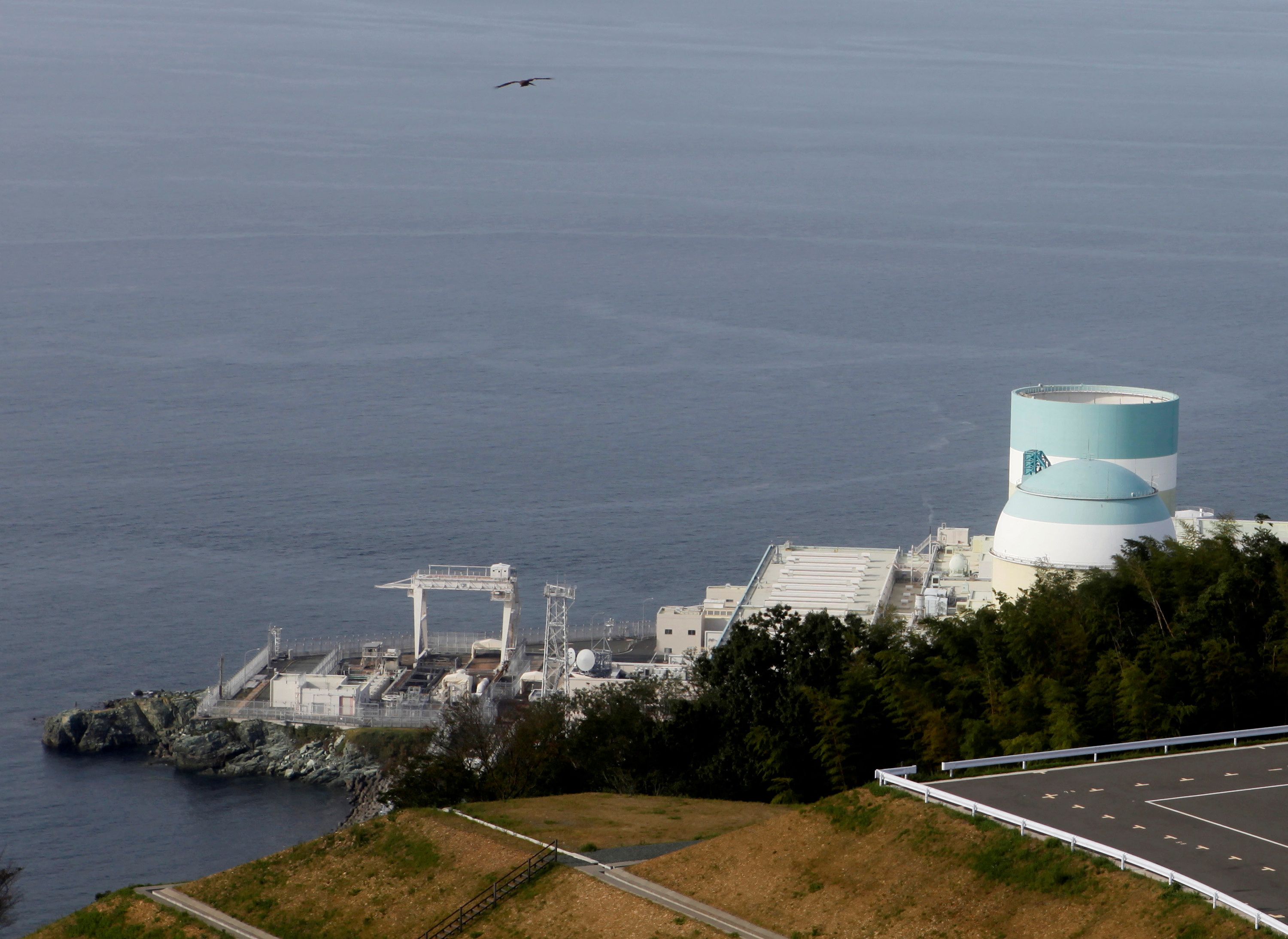 Shikoku Electric Power's Ikata nuclear plant is pictured in Ikata