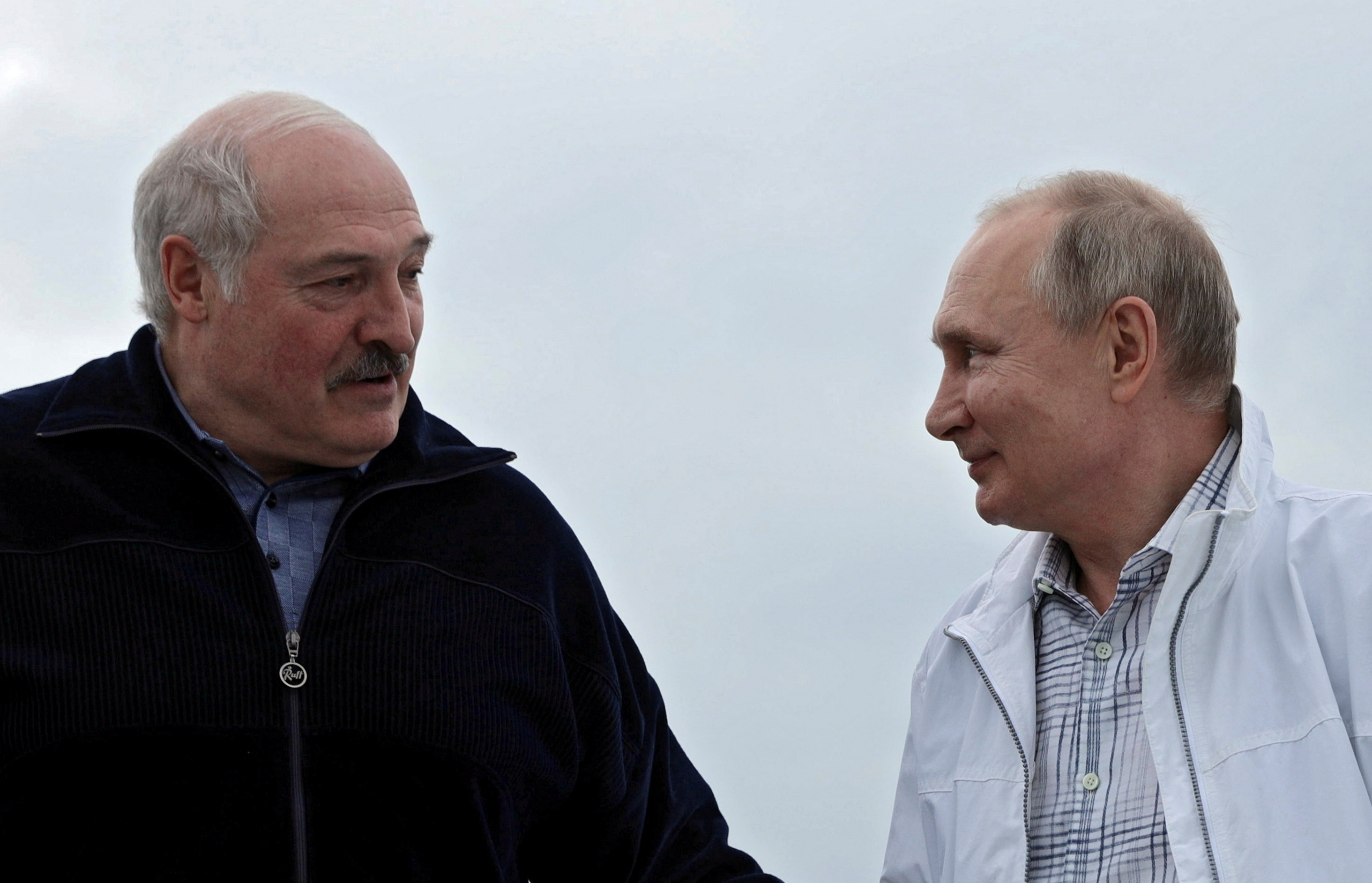 Russian President Putin meets with his Belarusian counterpart Lukashenko in Sochi