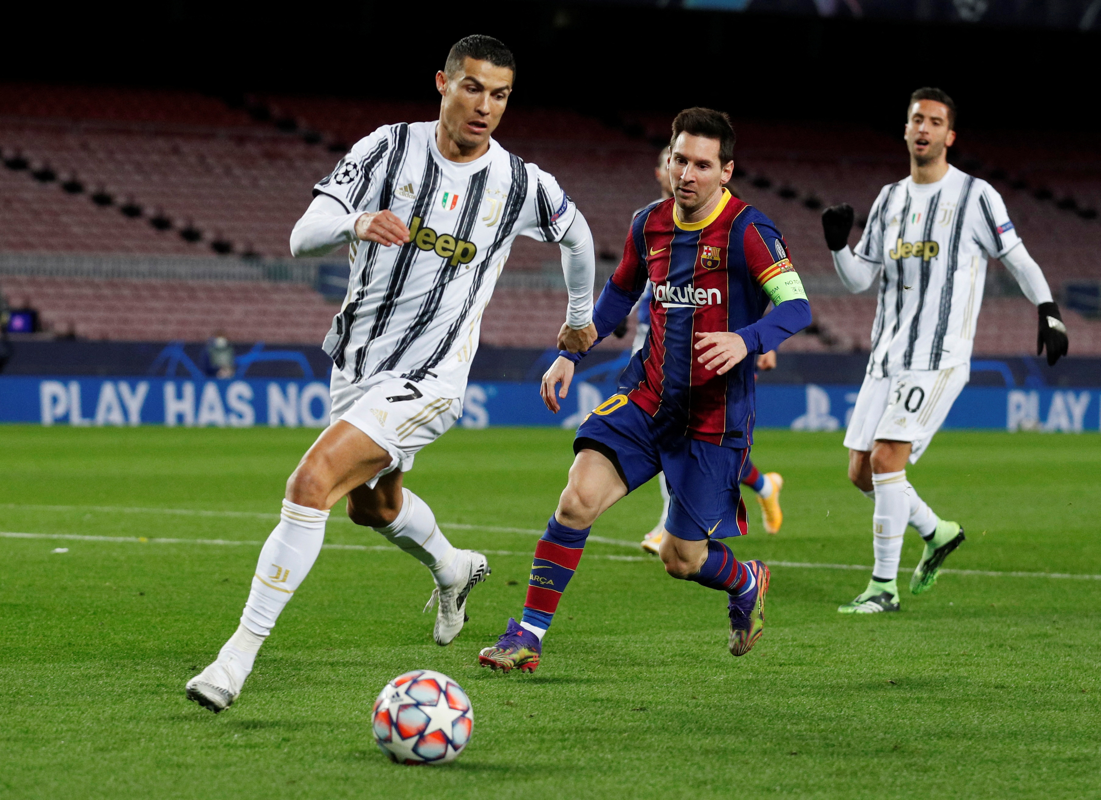 Lionel Messi and Cristiano Ronaldo take part in photoshoot together