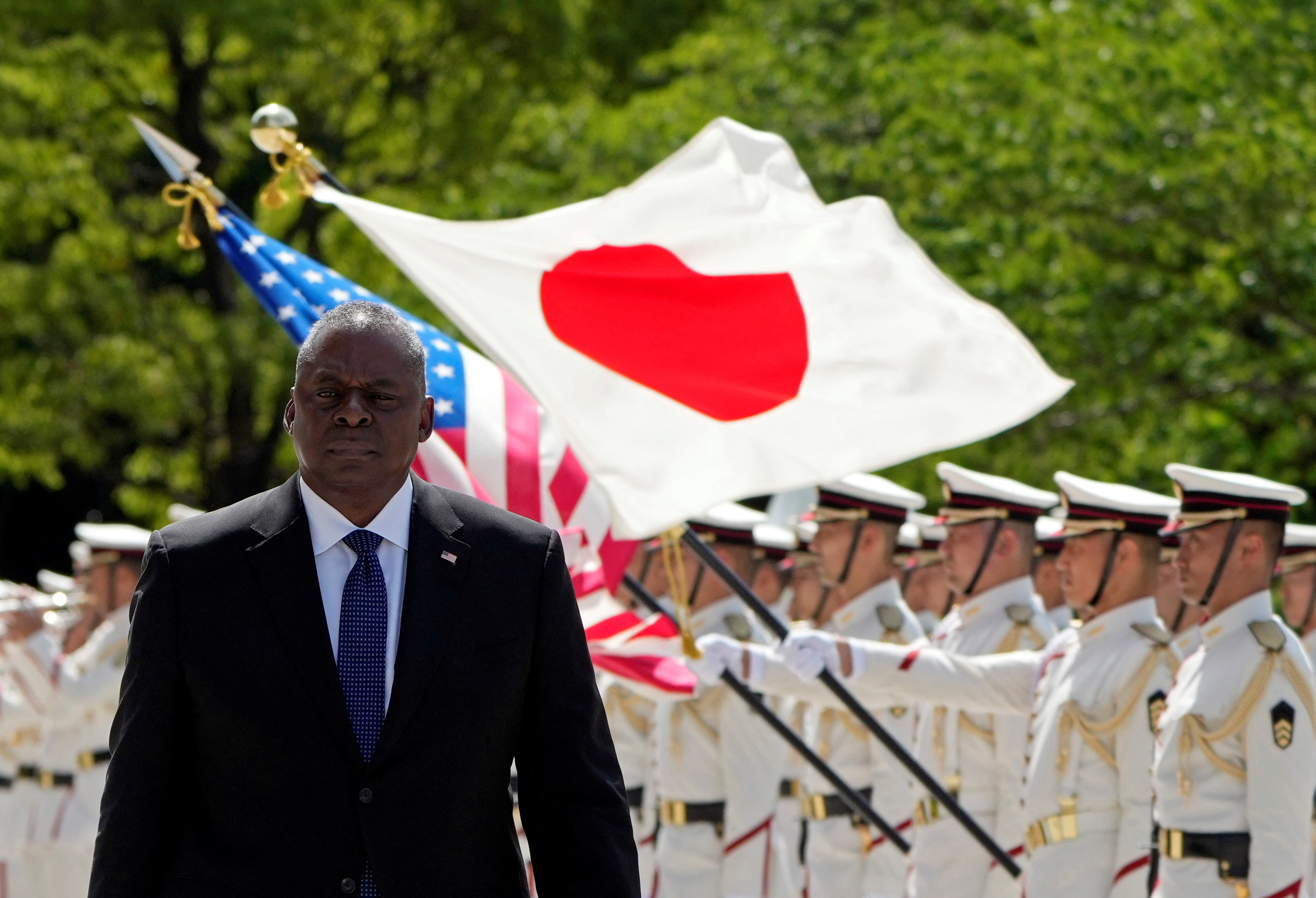 U.S. Defense Secretary Lloyd Austin visits Japan