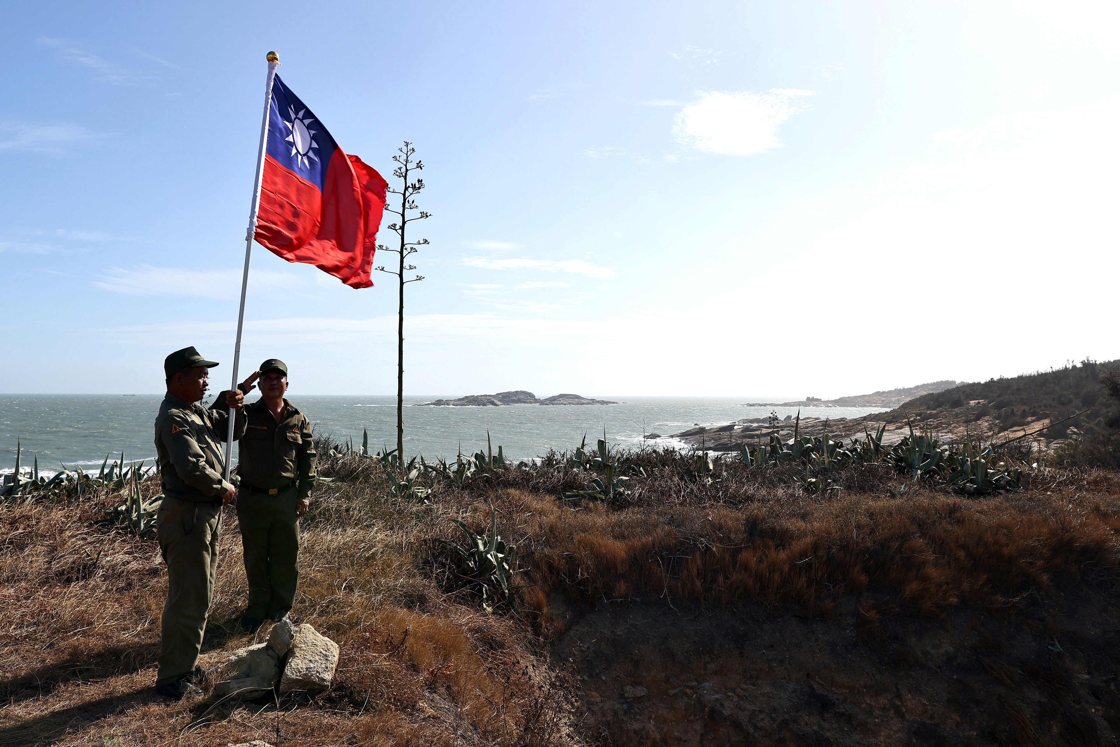 The Wider Image: Model soldiers and secret bunkers on Taiwan's front line with China