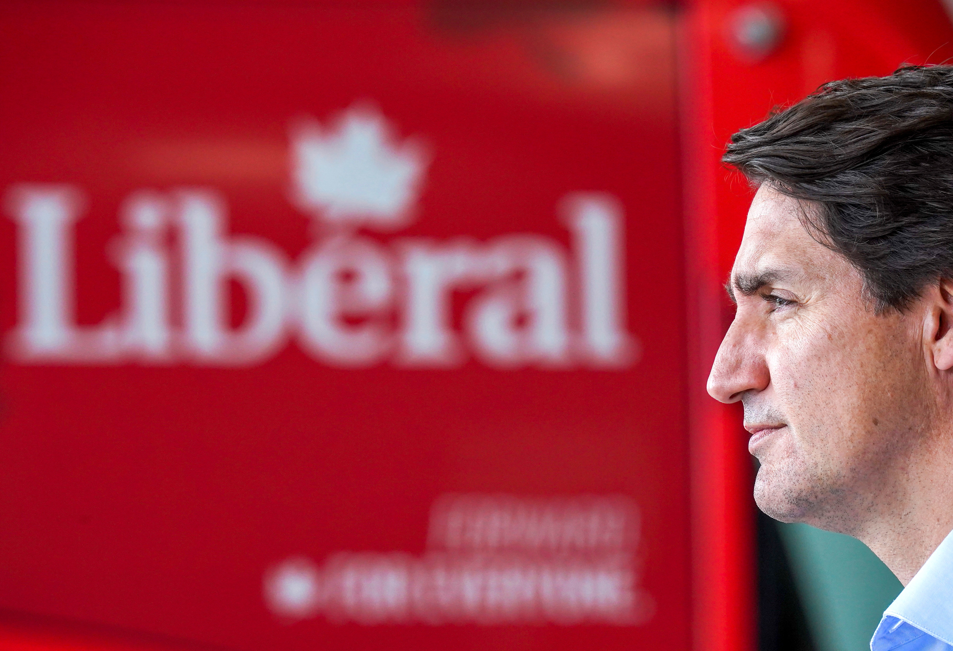 Canada's Prime Minister Justin Trudeau campaigns in Mississauga, Ontario