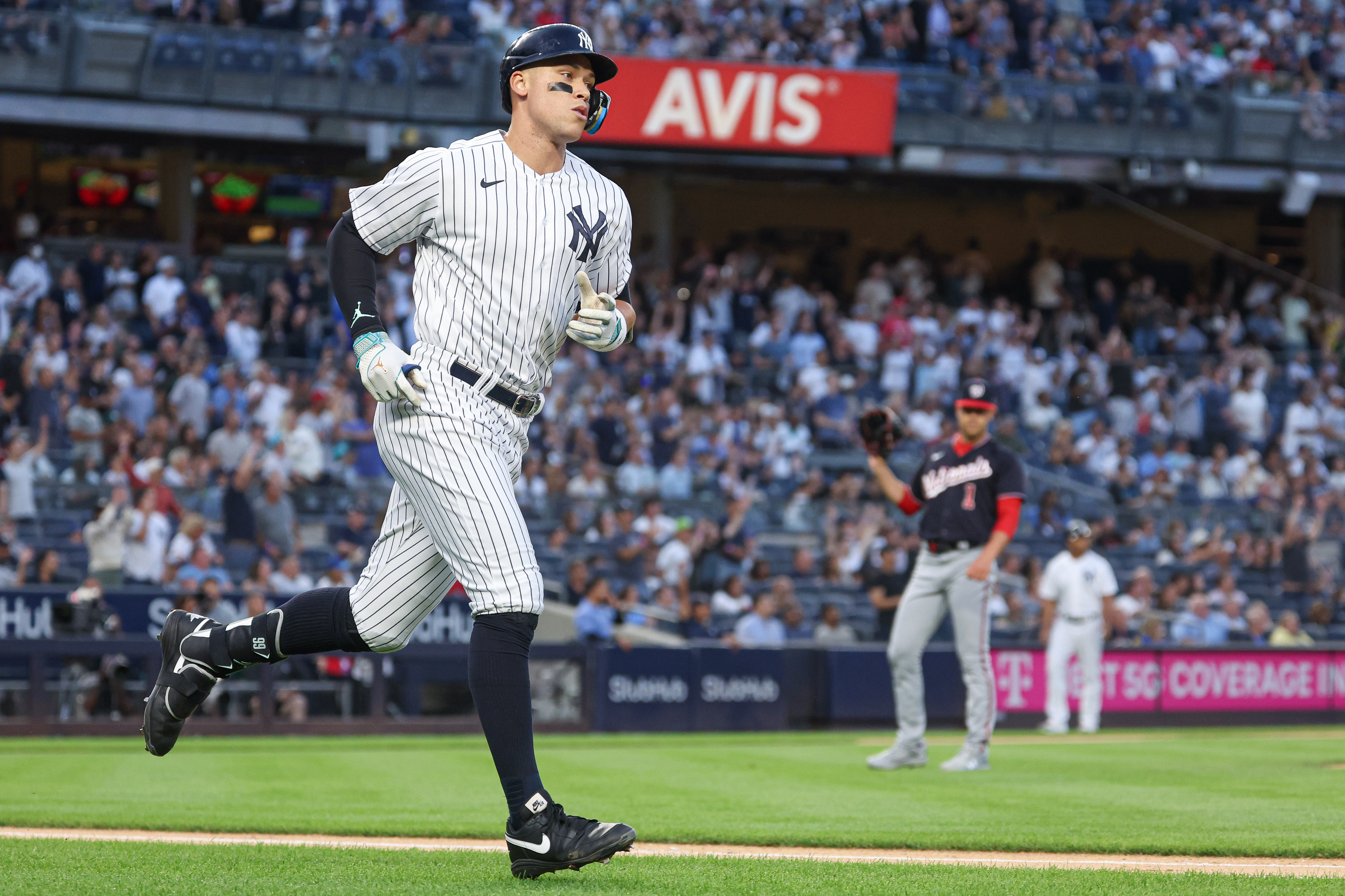 Judge's first 3-homer game helps Yankees end 9-game skid with 9-1 win over  Nationals - The San Diego Union-Tribune