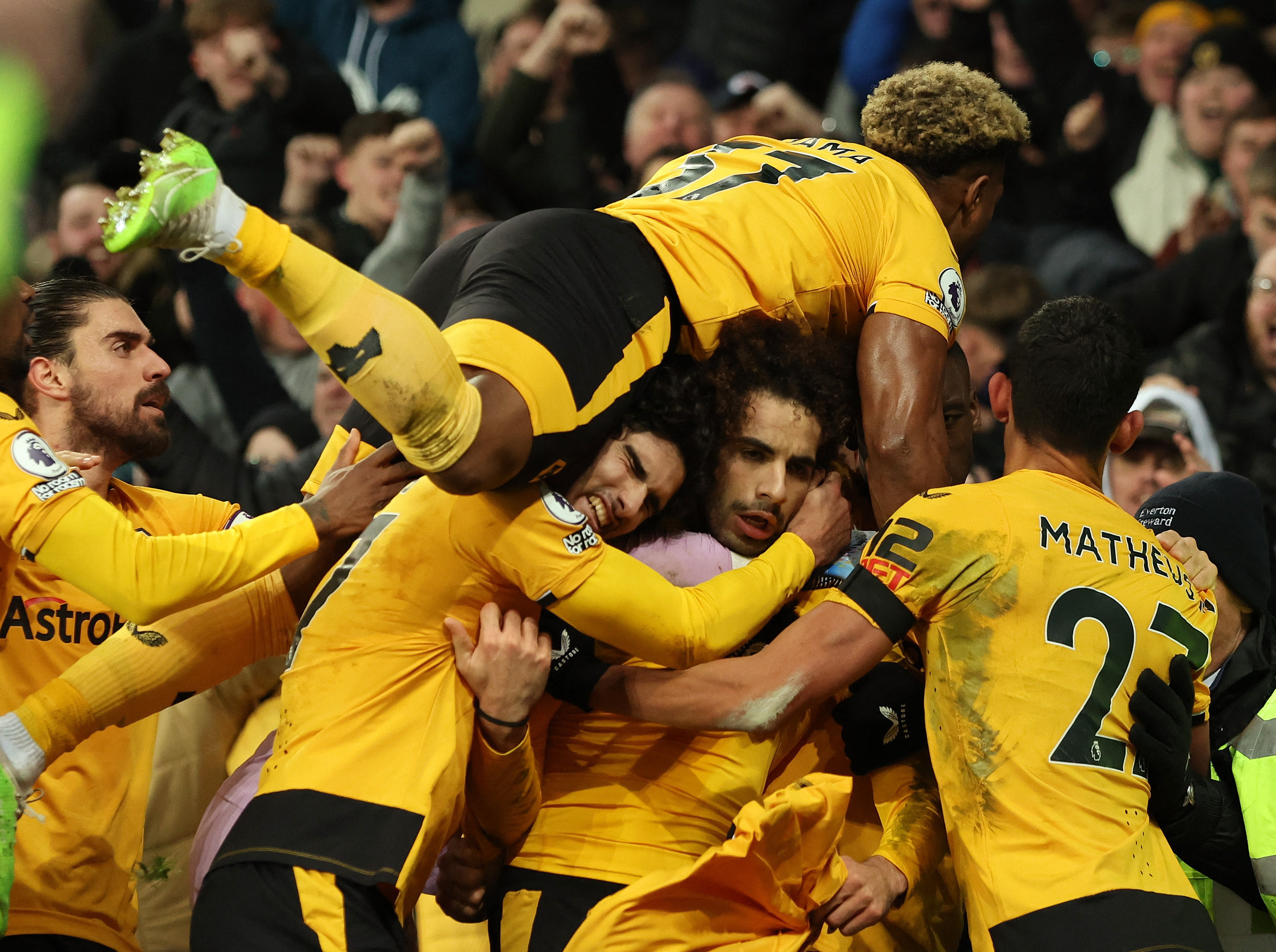 Ait Nouri earns Wolves last gasp win at Everton Reuters