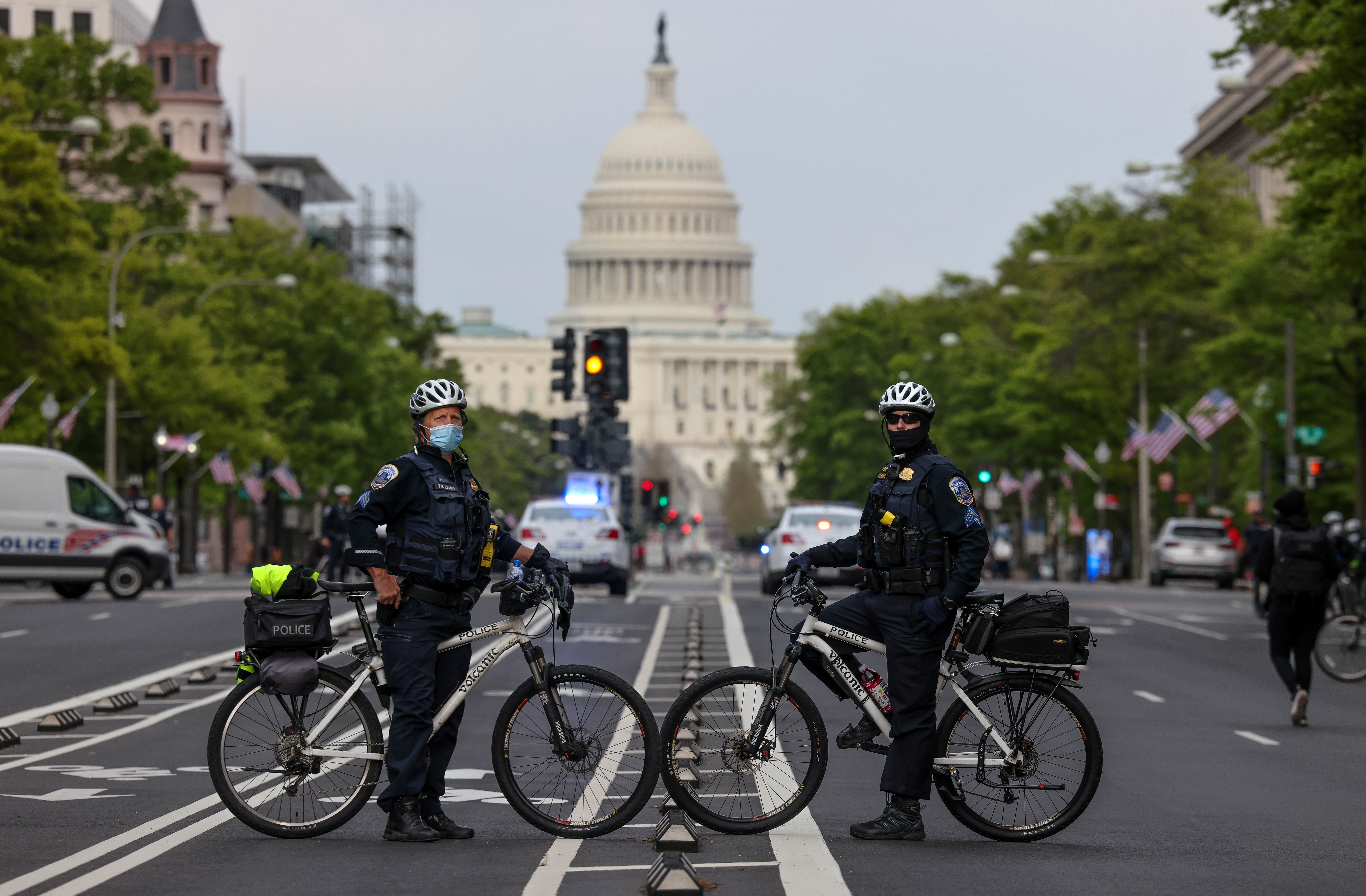 Demonstrations for racial equality and police reforms in Washington, D.C