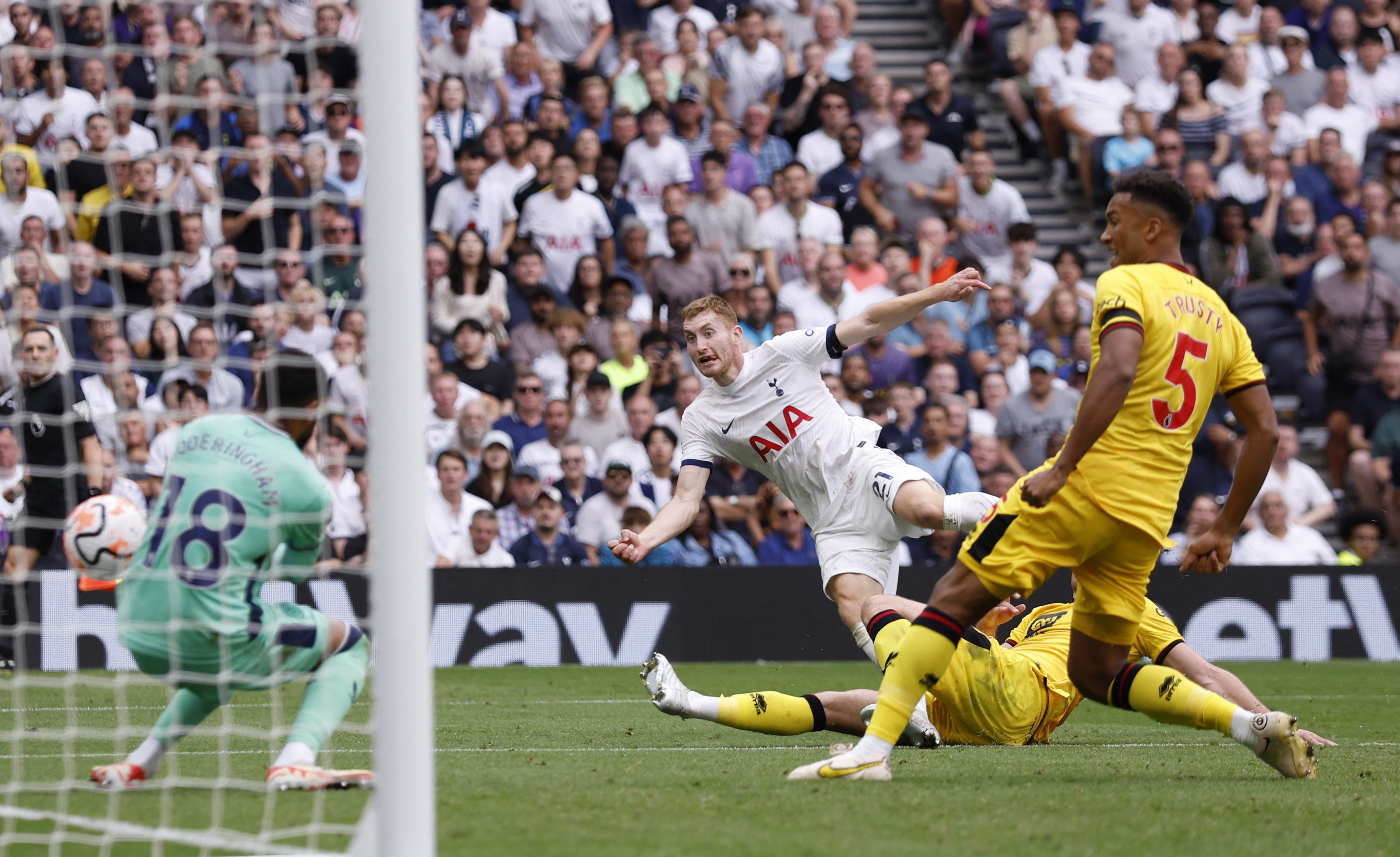 Tottenham 2-1 Sheffield United: Stoppage-time goals from