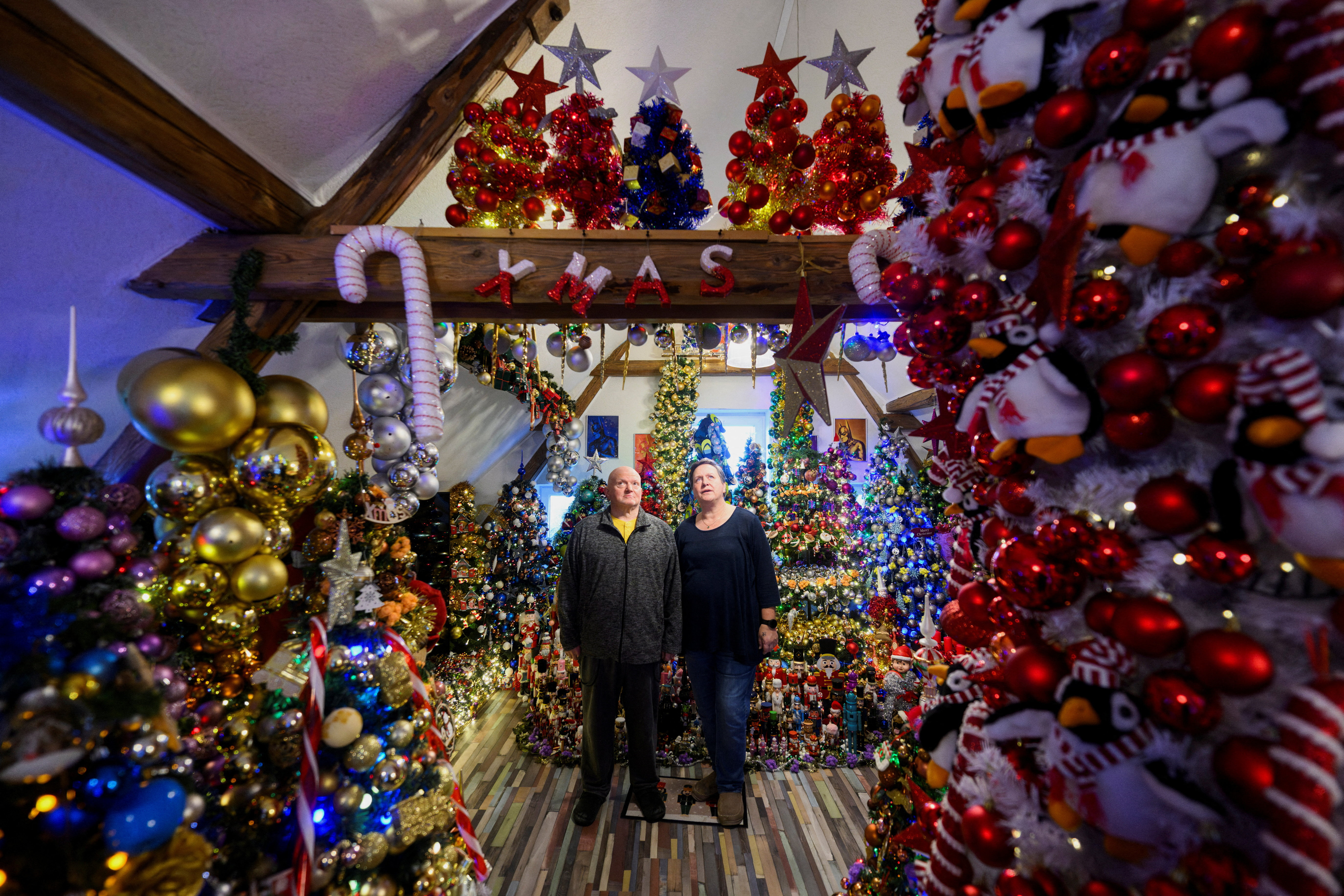 Inside Germany's record-breaking house of Christmas trees