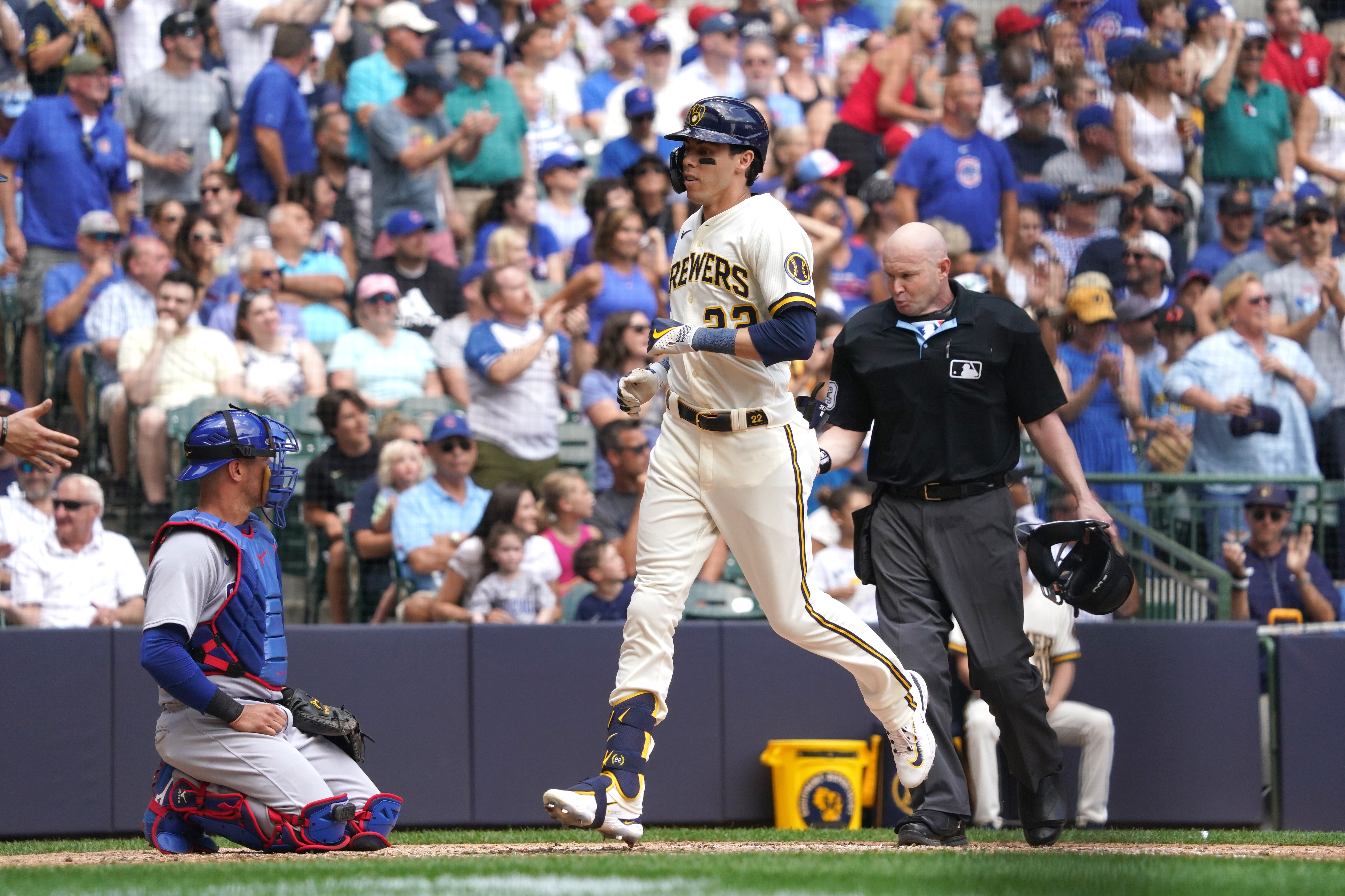 Caratini 8th-inning homer lifts Brewers over Cubs 6-5, overcoming