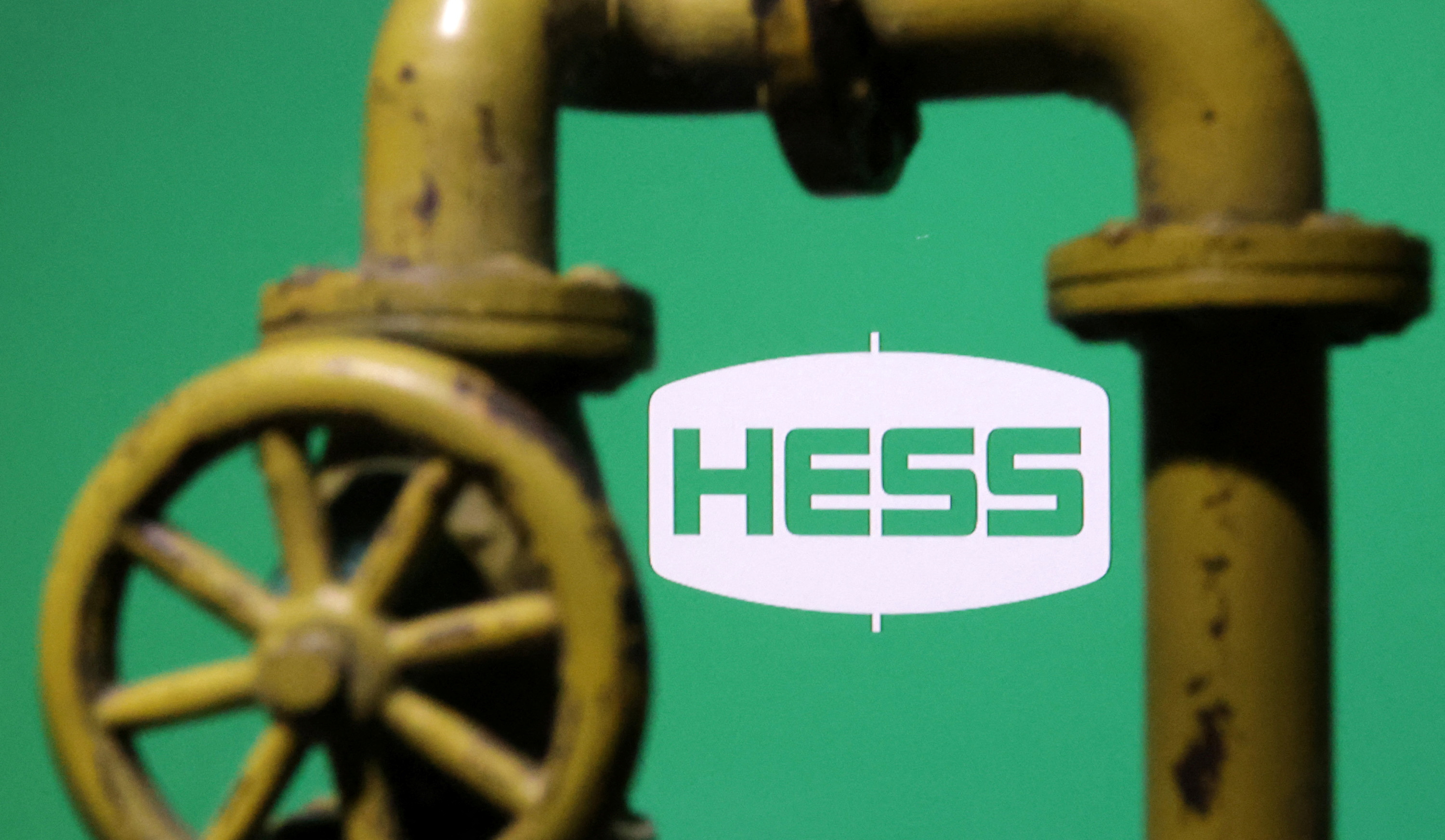 Illustration shows Hess logo