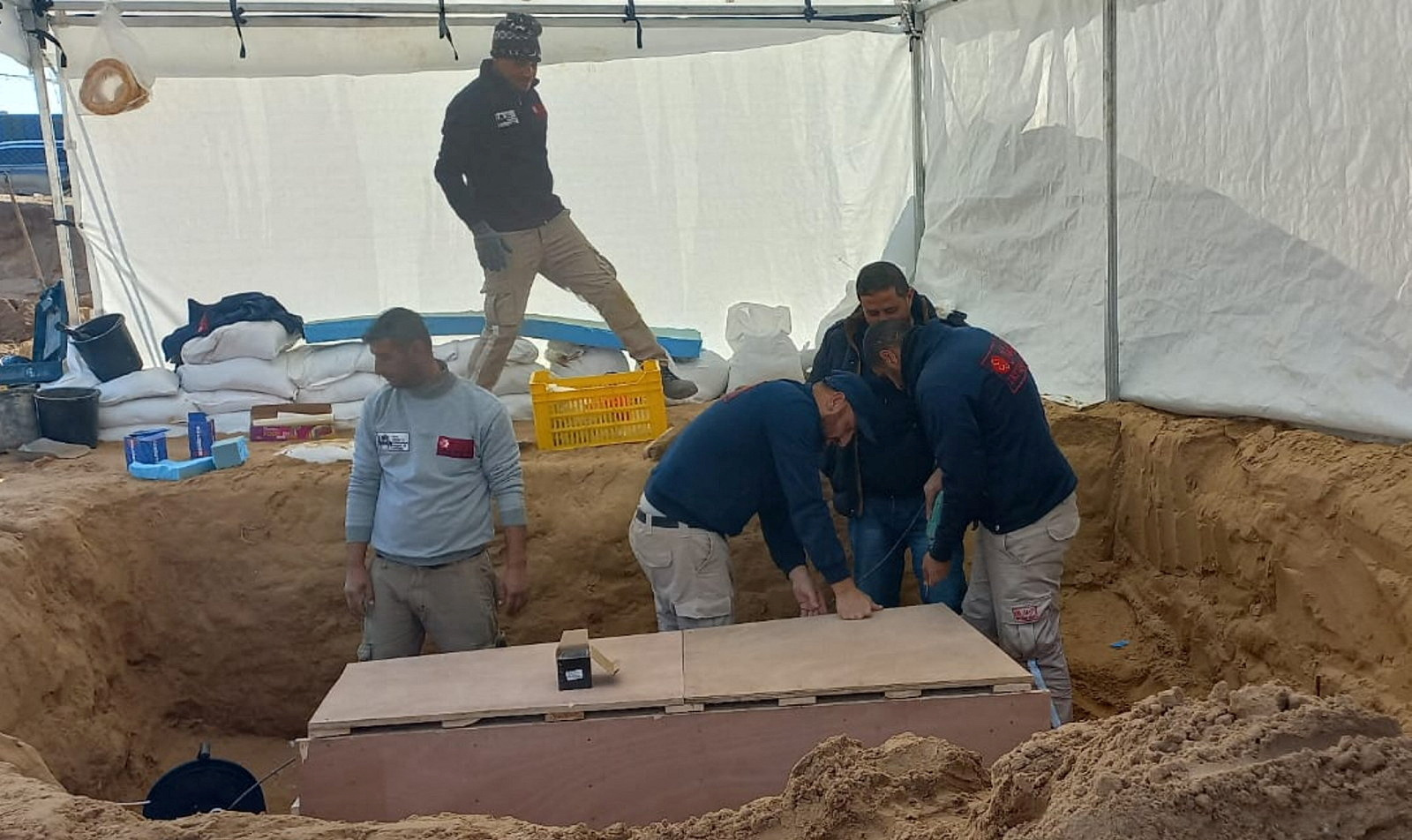 Ancient Roman coffin discovered in Gaza