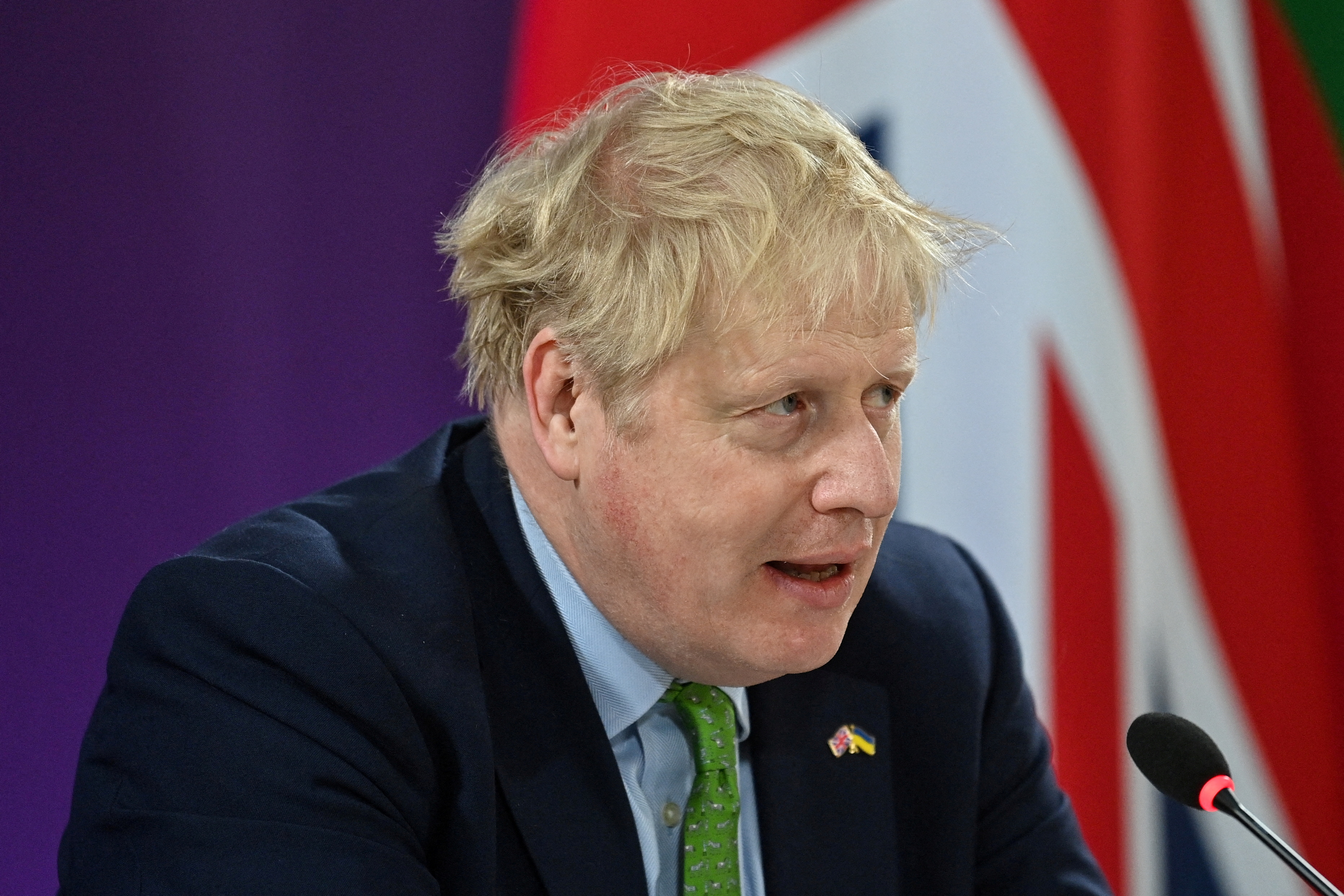 British PM Johnson hosts JEF leaders in London
