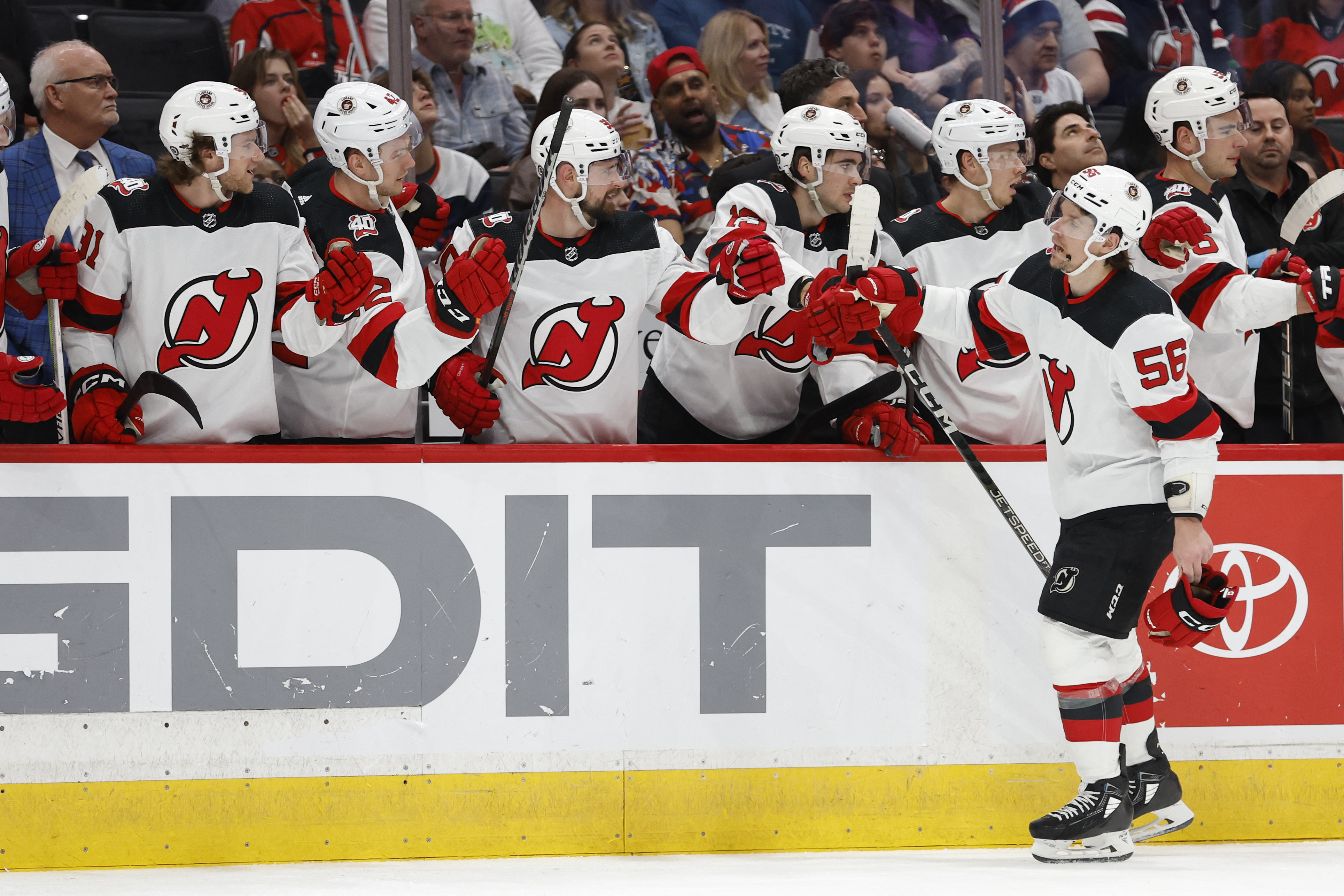 Devils cap winningest season with victory over Capitals