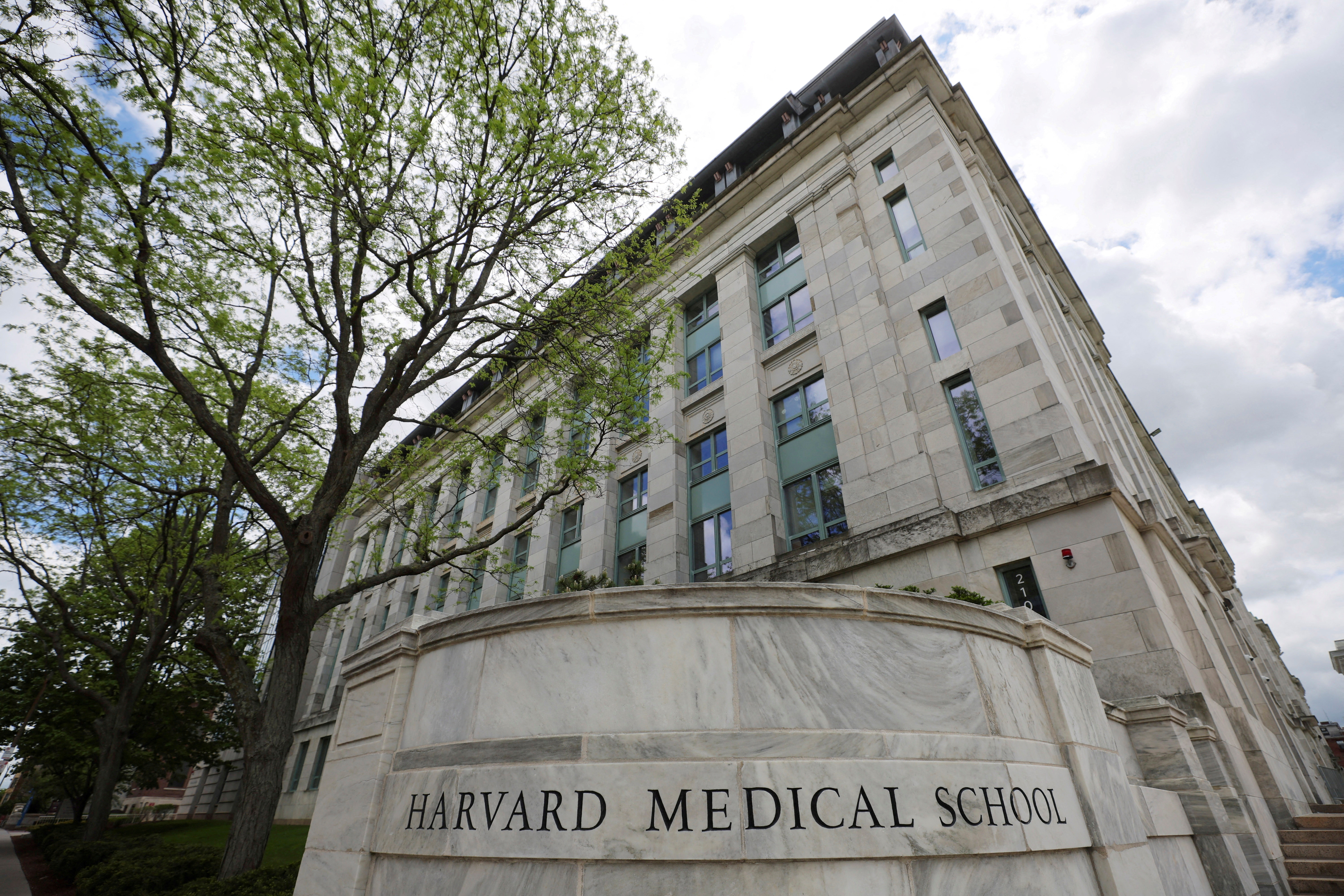 The Harvard Medical School sits in the Longwood Medical Area in Boston