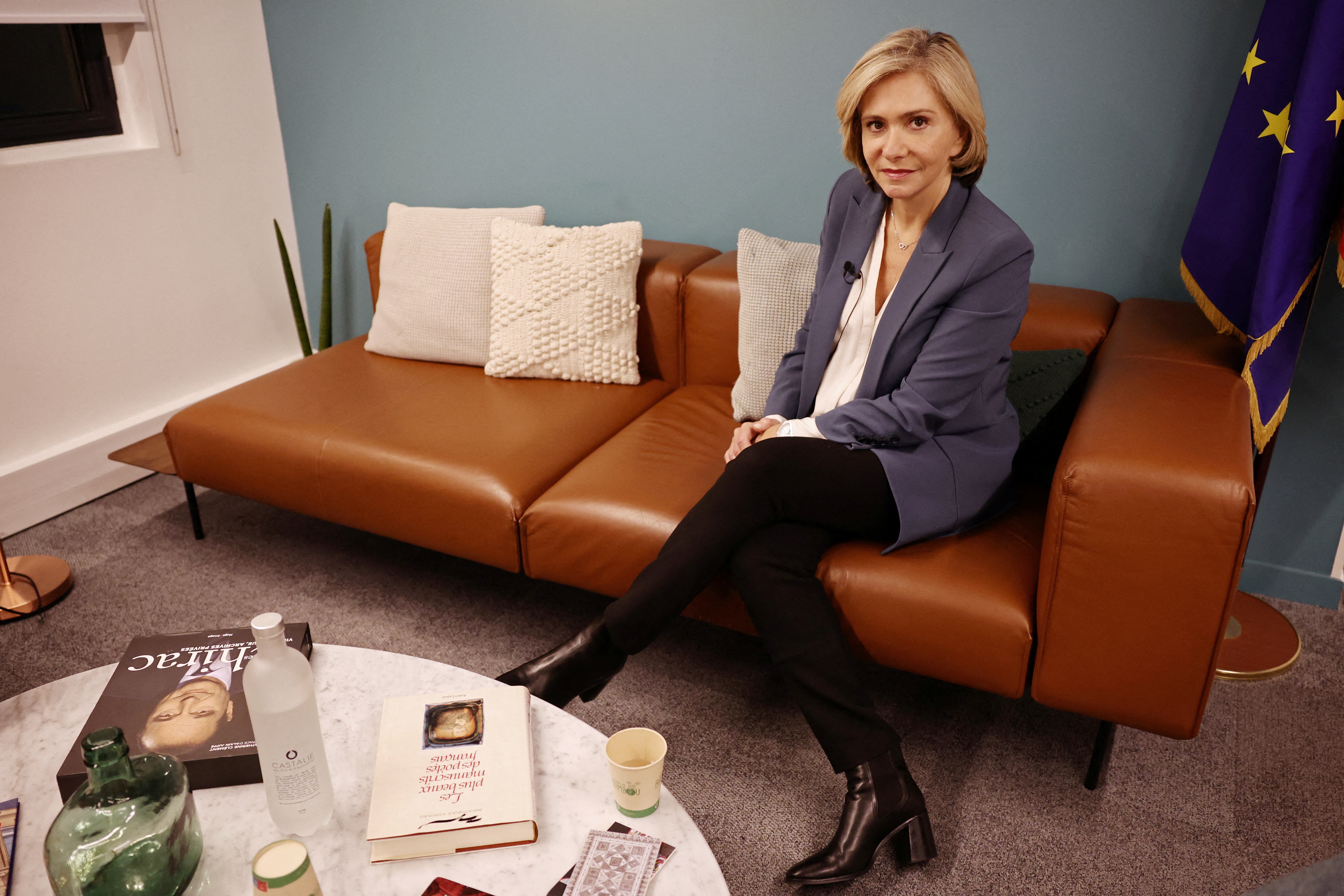 Interview with Valerie Pecresse, Les Republicains right-wing party candidate for the 2022 French presidential election, in Paris