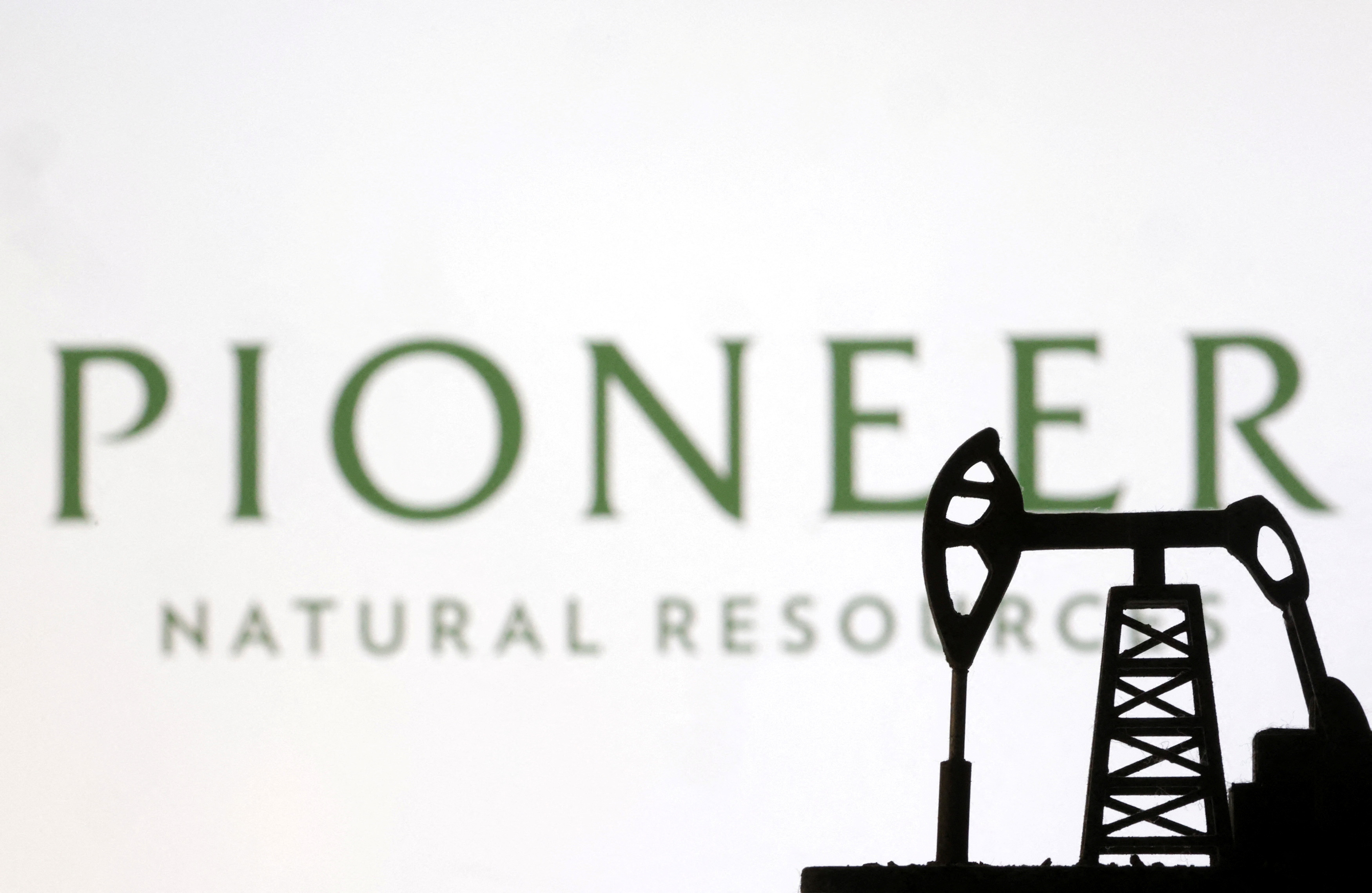 The illustration shows the Pioneer Natural Resources logo