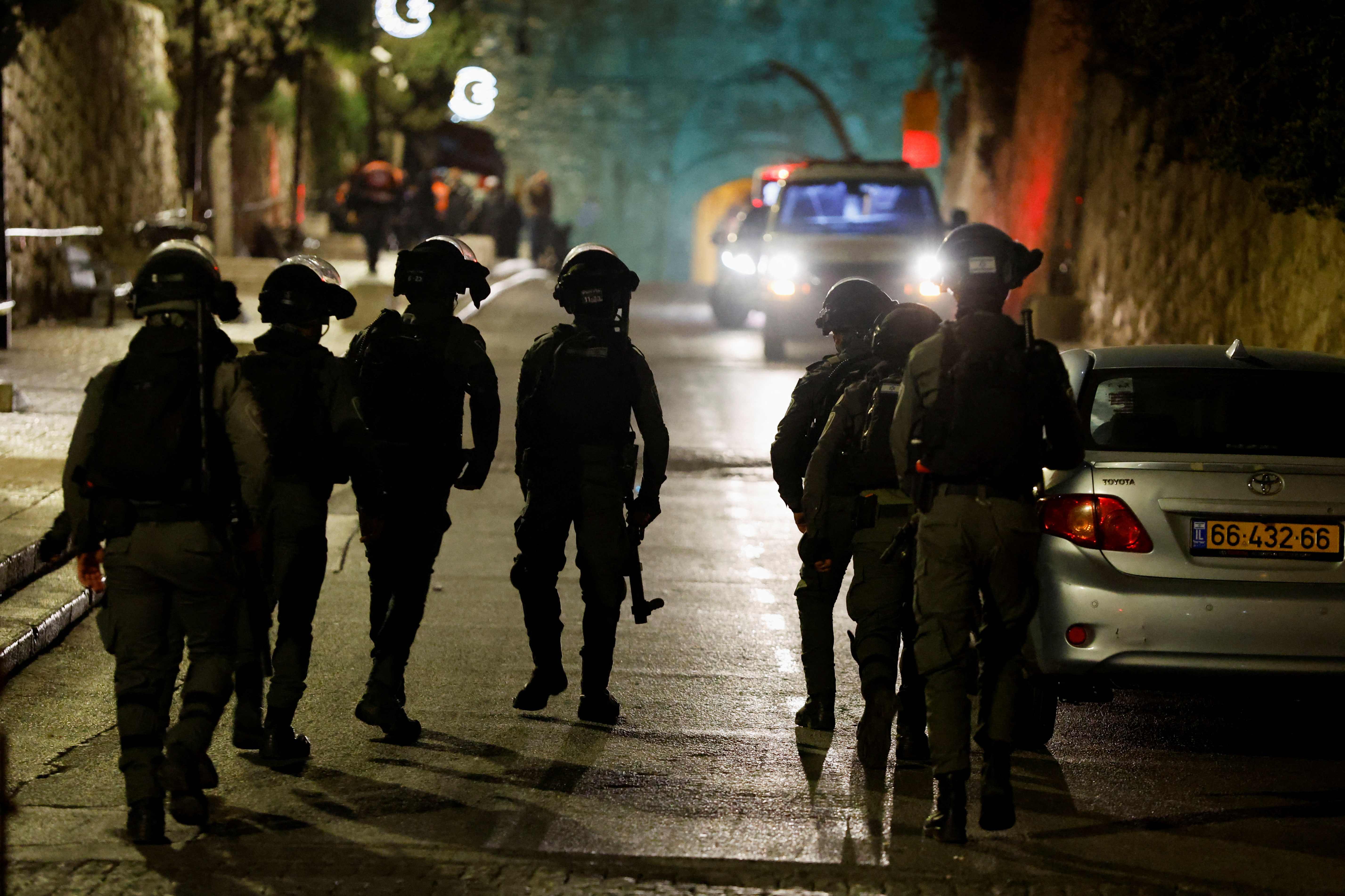 Tension arises during clashes with Palestinians in Jerusalem's Old City