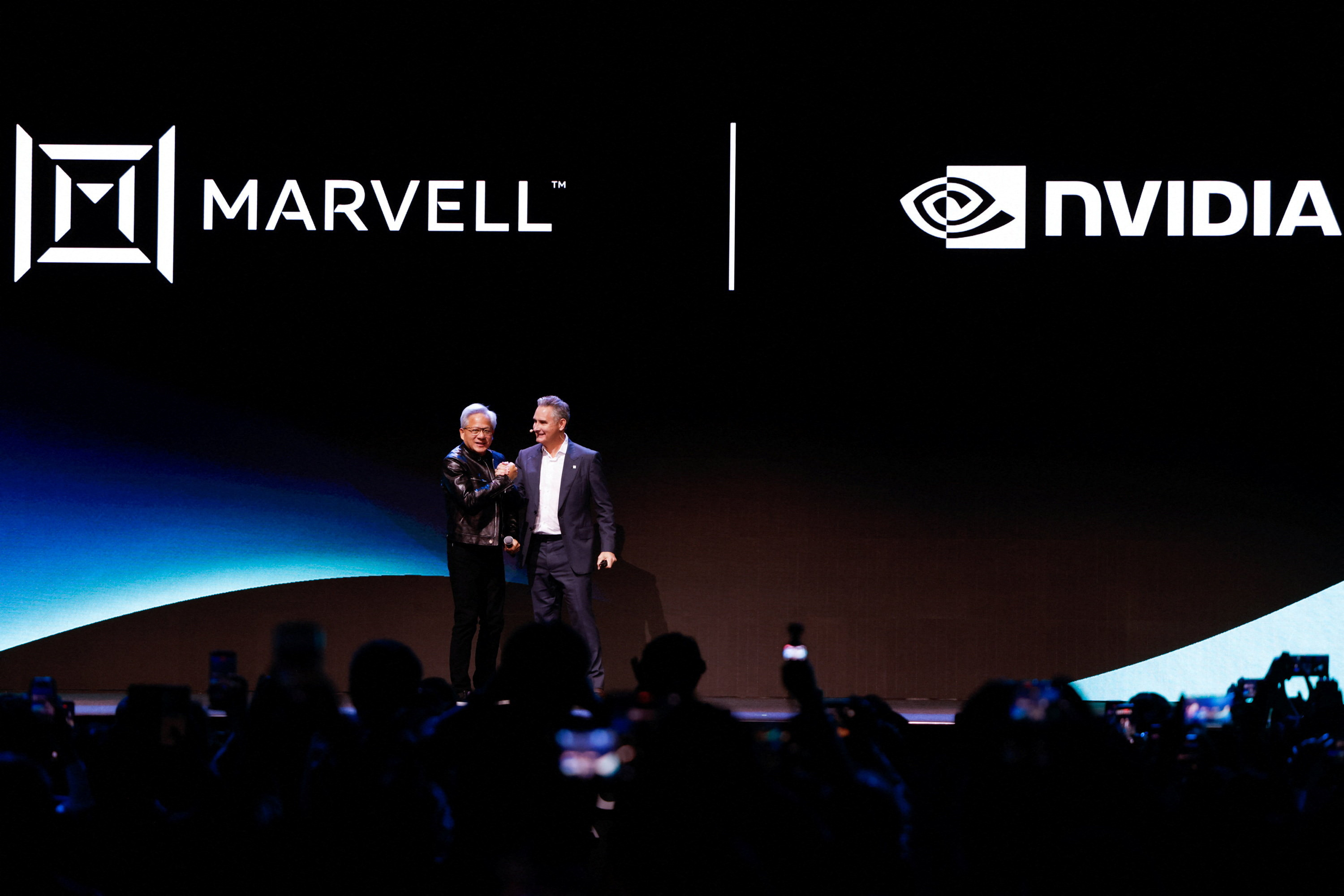 Marvell stock soars 32% as Nvidia's Huang says it could be the next trillion-dollar company