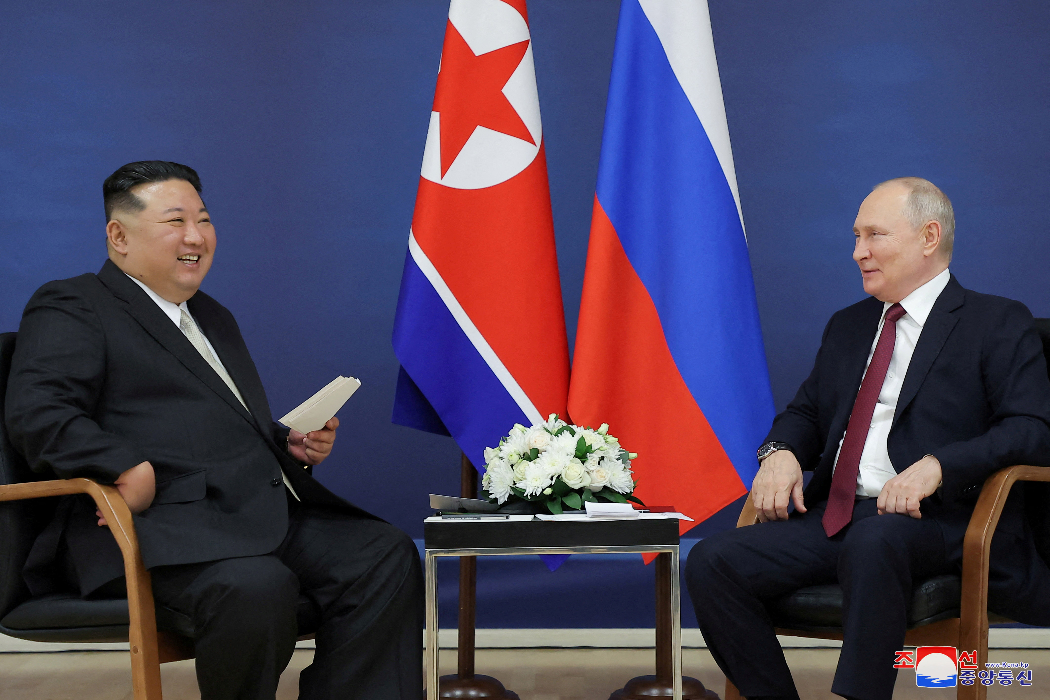 North Korea's Kim shares letters with Russia's Putin, wishes