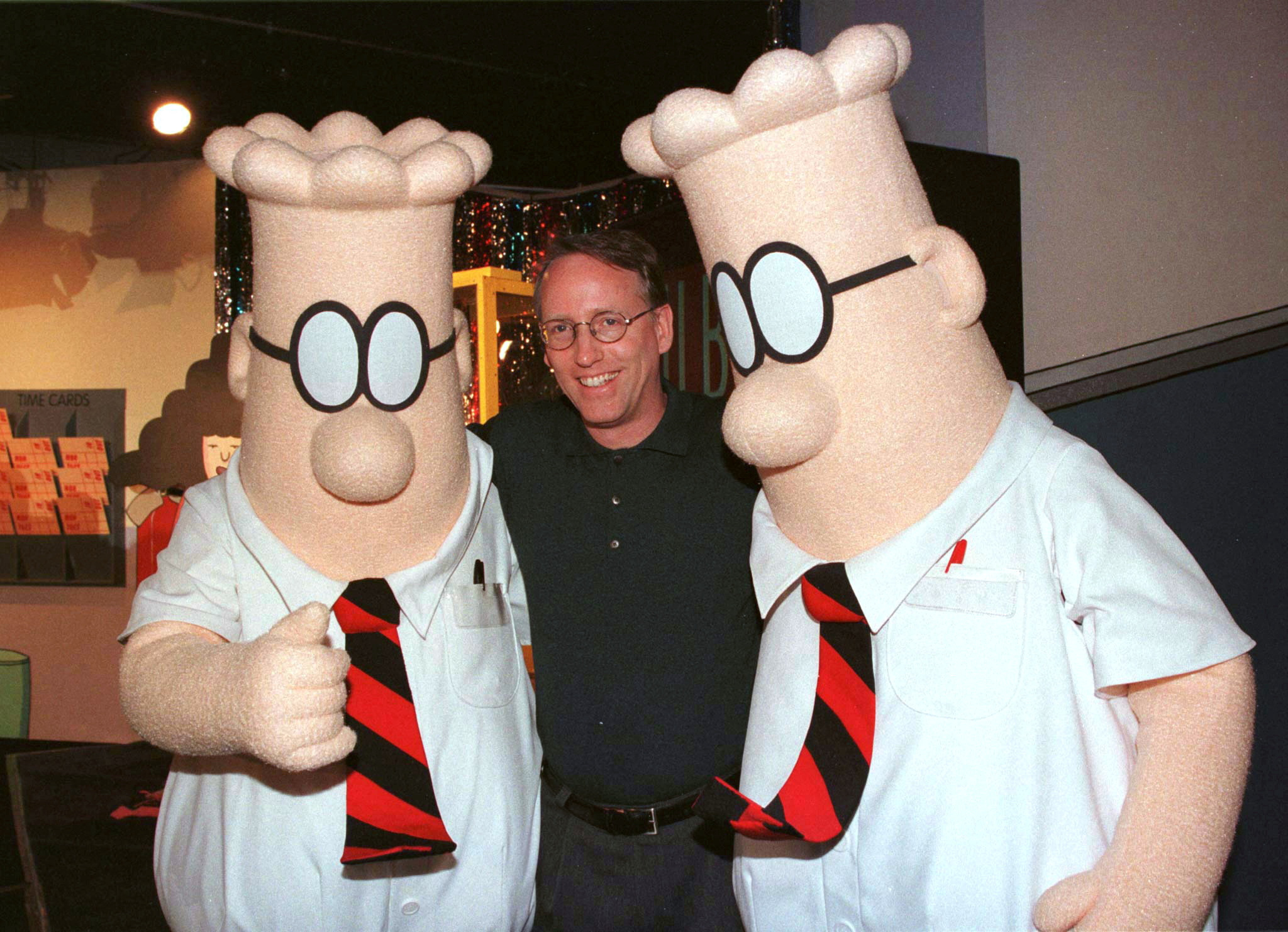 Scott Adams, the creator of "Dilbert", the cartoon character that lampoons the absurdities of corpor..