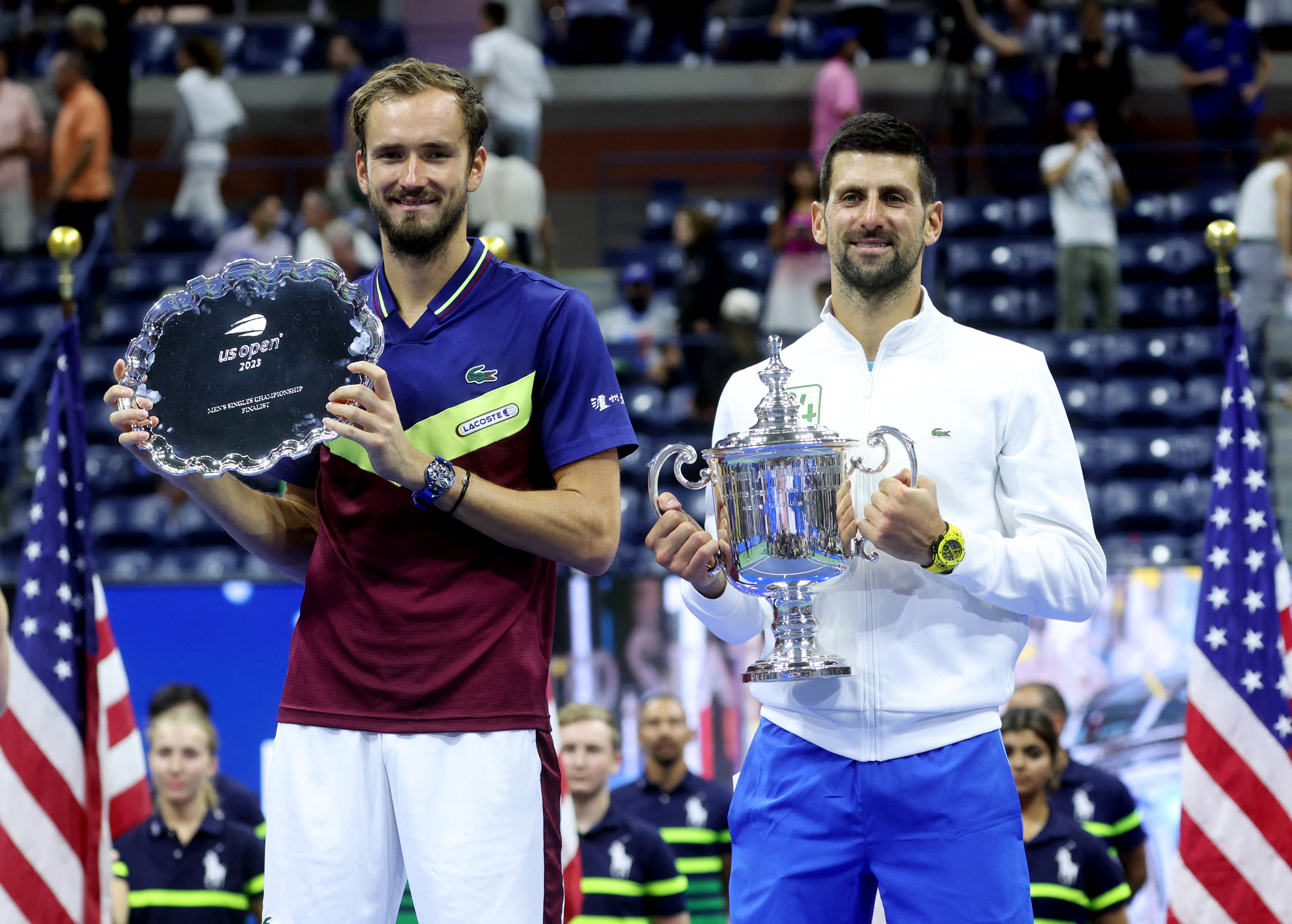 After winning the US Open, Novak Djokovic took a photo with the AC