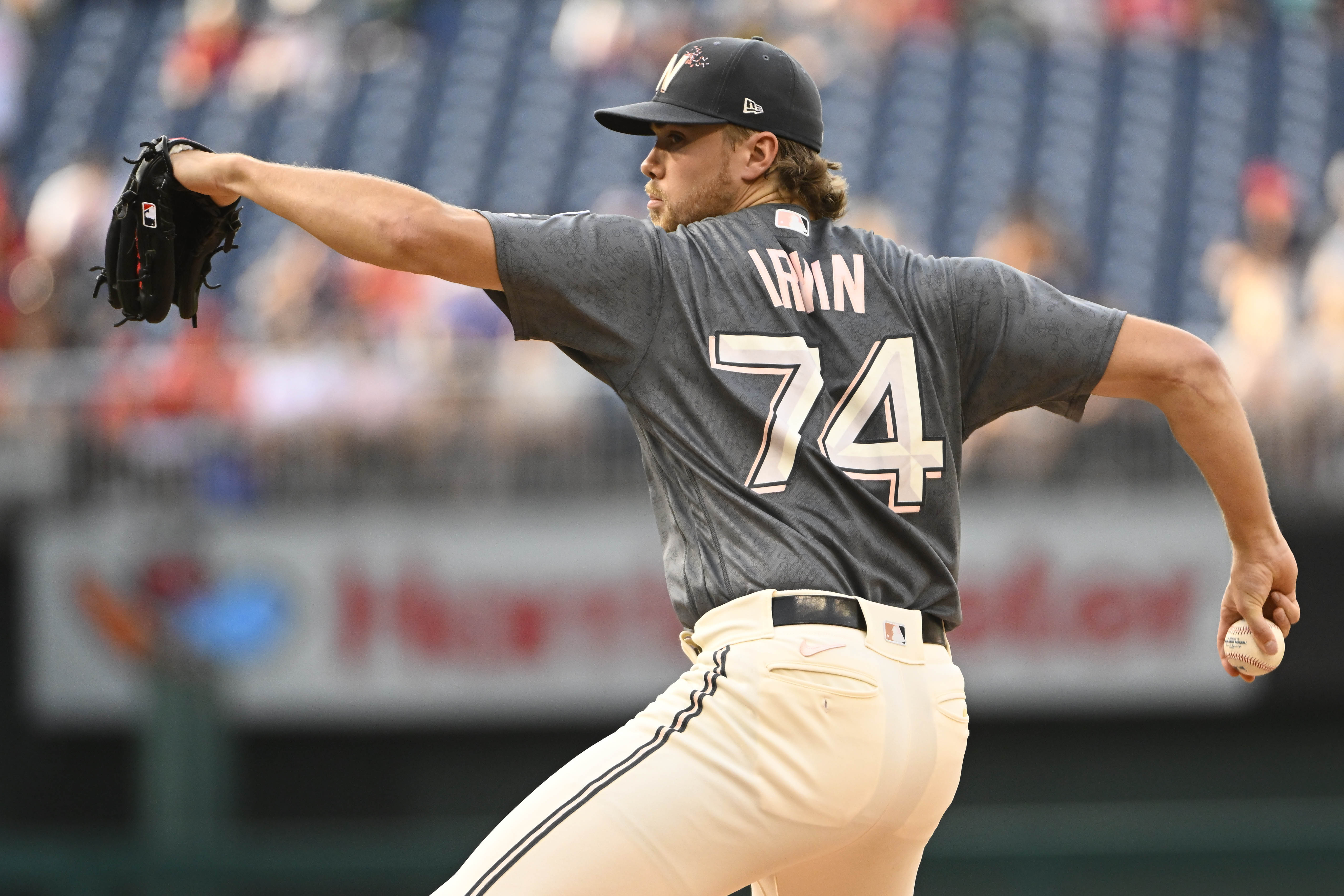 Jake Irvin's first MLB win helps Nationals beat Giants 5-1