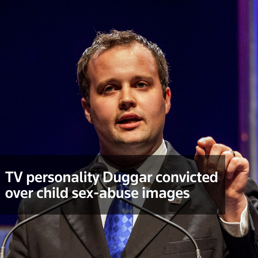 La personalidad de reality TV Josh Duggar condenado por imágenes de abuso sexual infantil