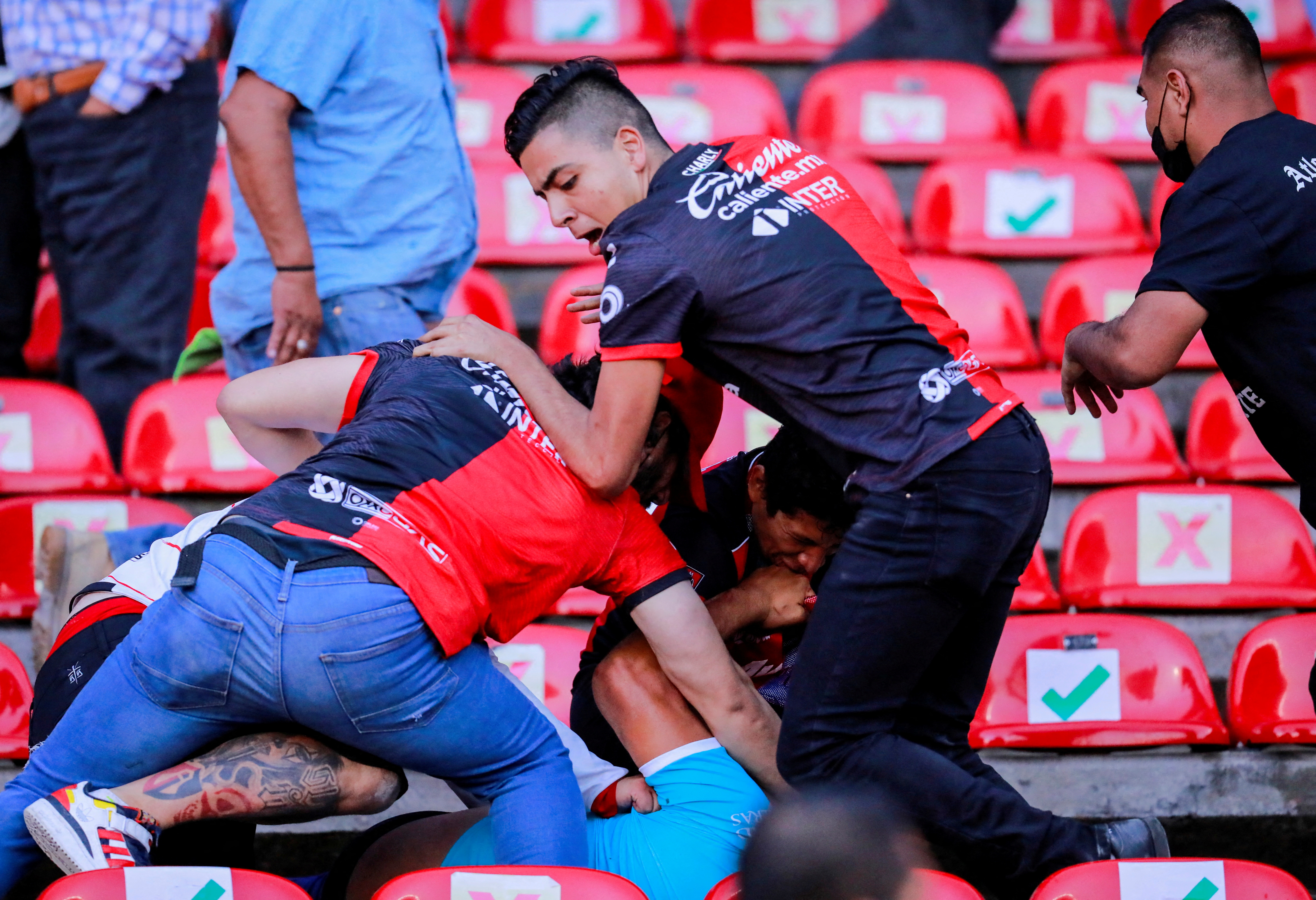 Mexico suspends 5 officials over soccer match brawl