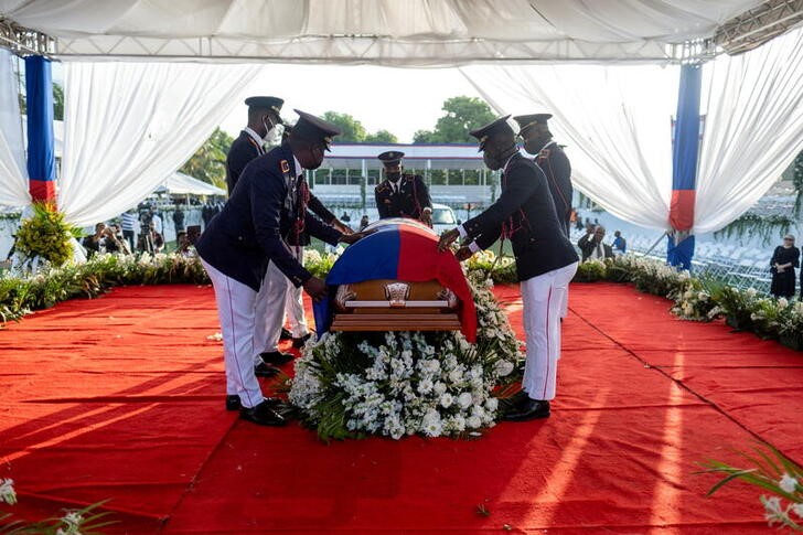 Haiti holds funeral for assassinated President Jovenel Moise in Cap-Haitien