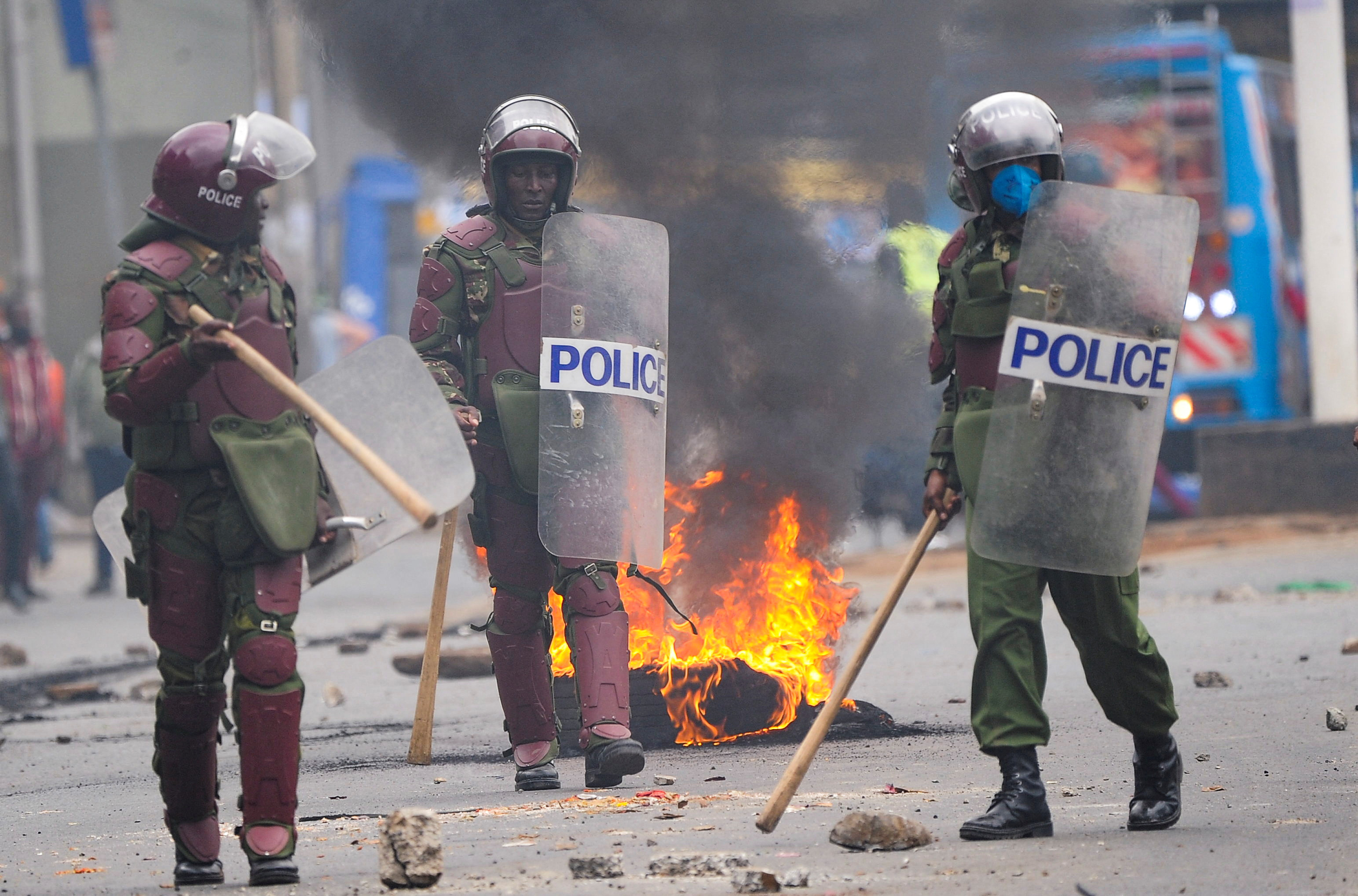 Anti-government demonstration following nationwide deadly riots over tax hikes and a controversial now-withdrawn finance bill in Nairobi