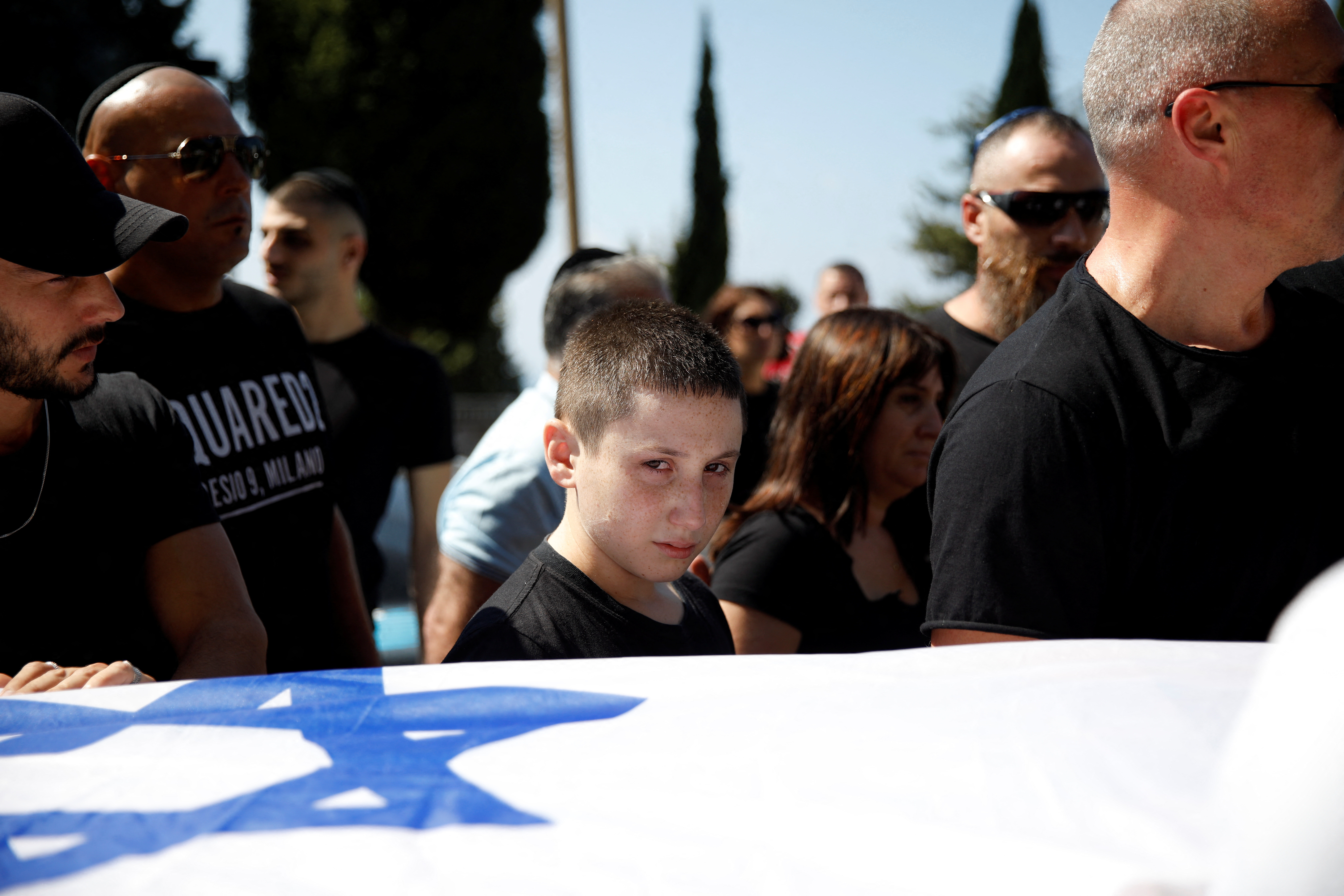 Funeral of woman killed in deadly Hamas attack at festival, in Haifa