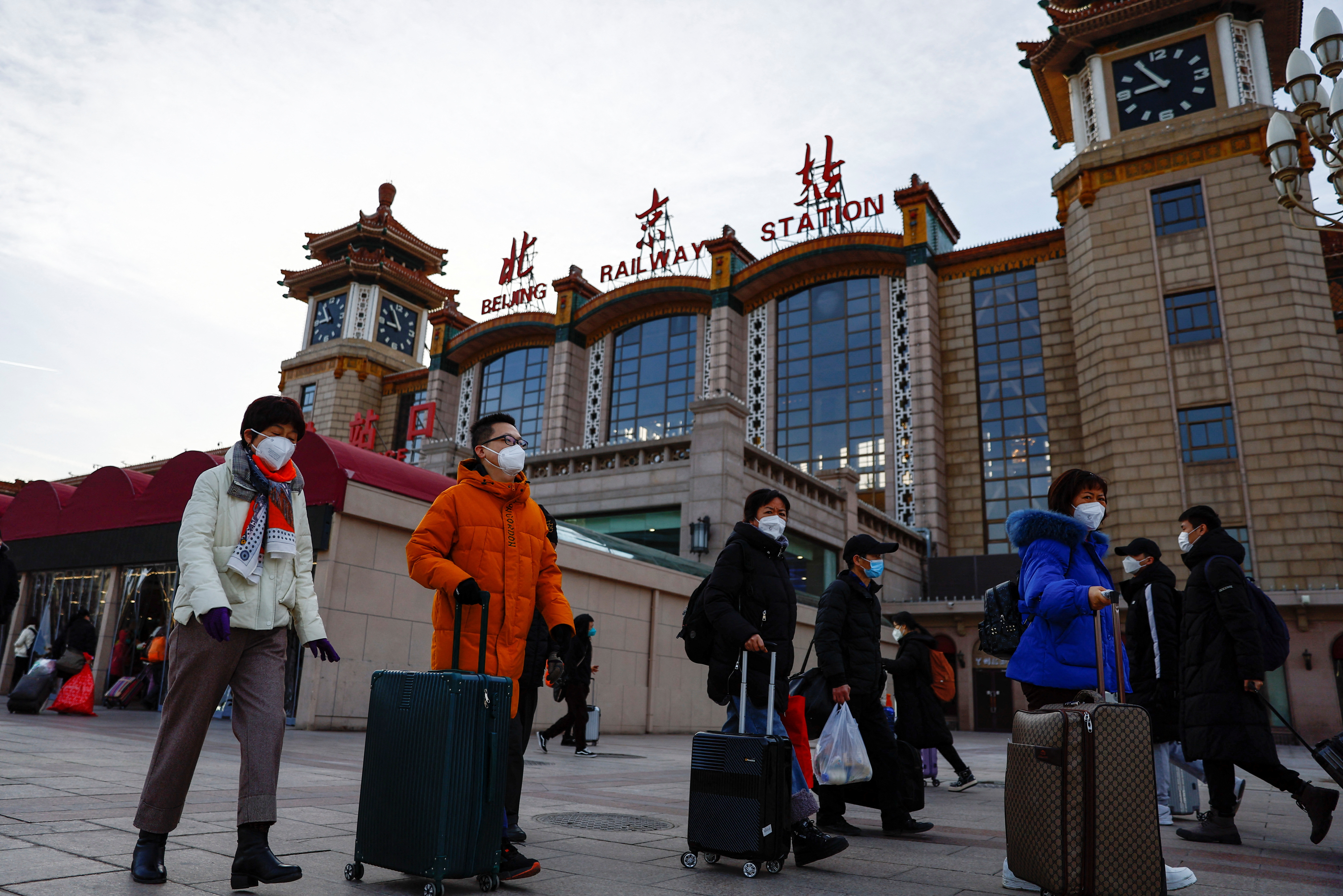 Annual Spring Festival travel rush starts, ahead of the Chinese Lunar New Year, in Beijing