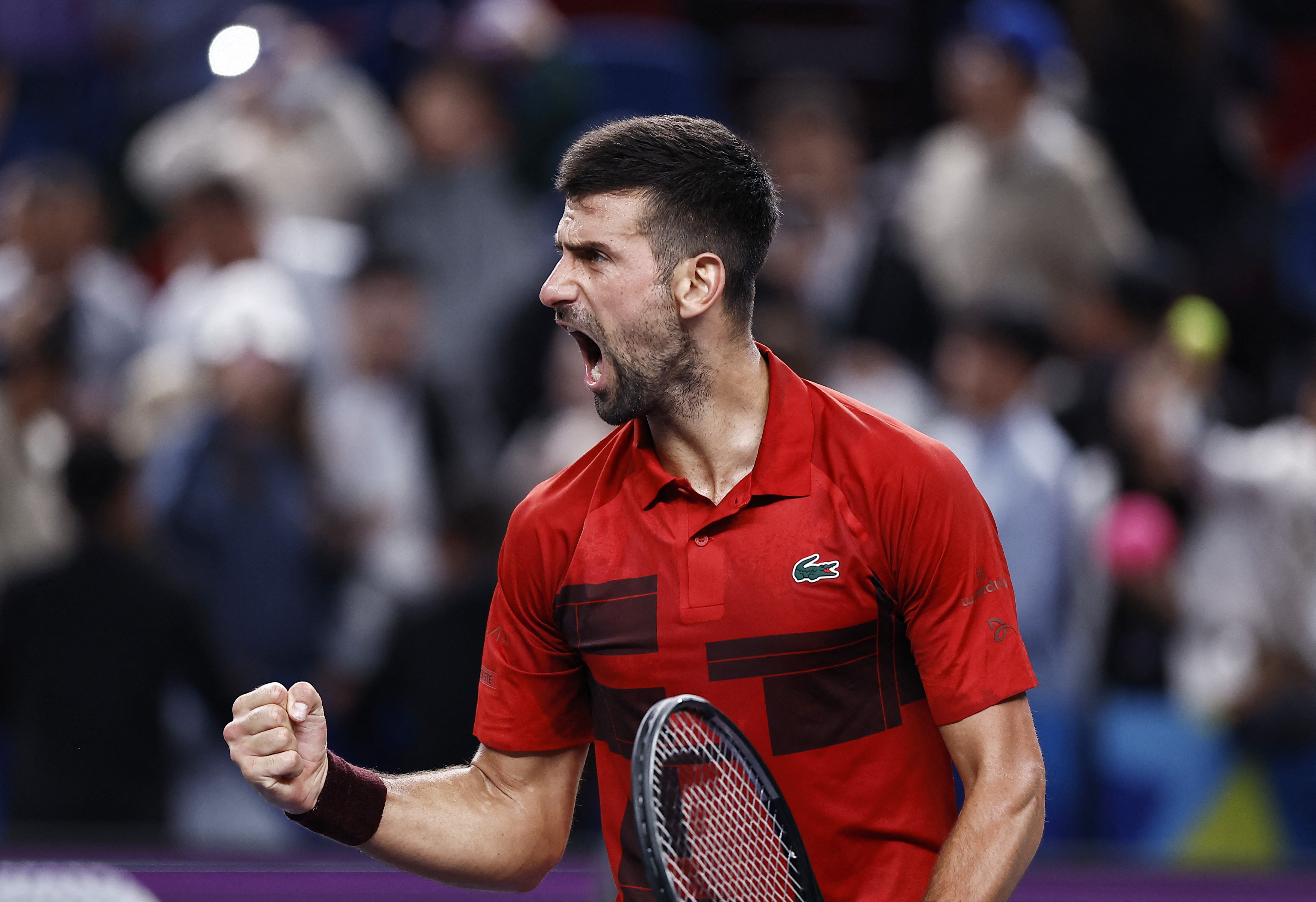 Djokovic beats Fritz to set up Shanghai final with Sinner
