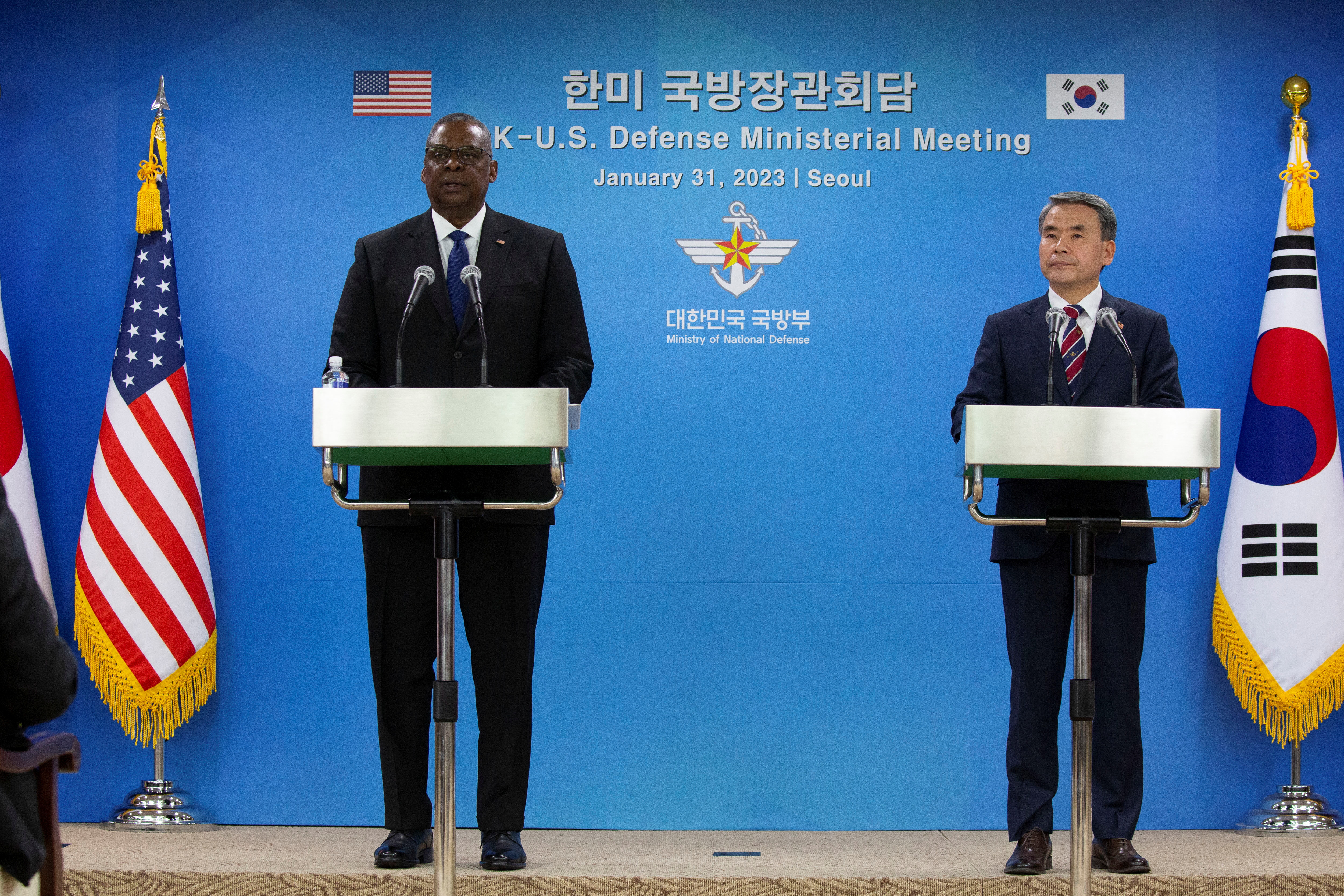 U.S. Secretary of Defense Lloyd Austin's visits in Korea