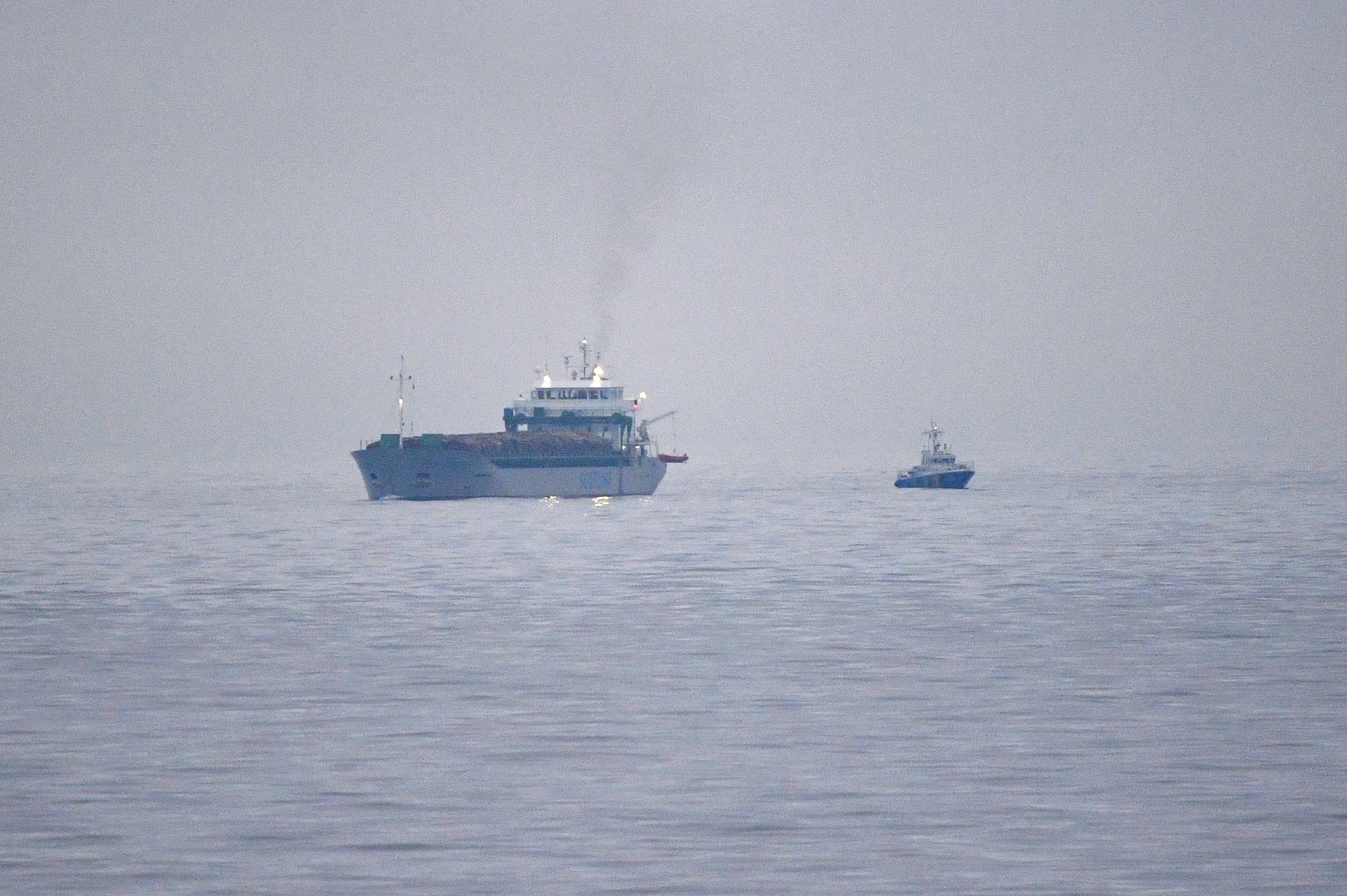 Cargo ships collide in Baltic Sea