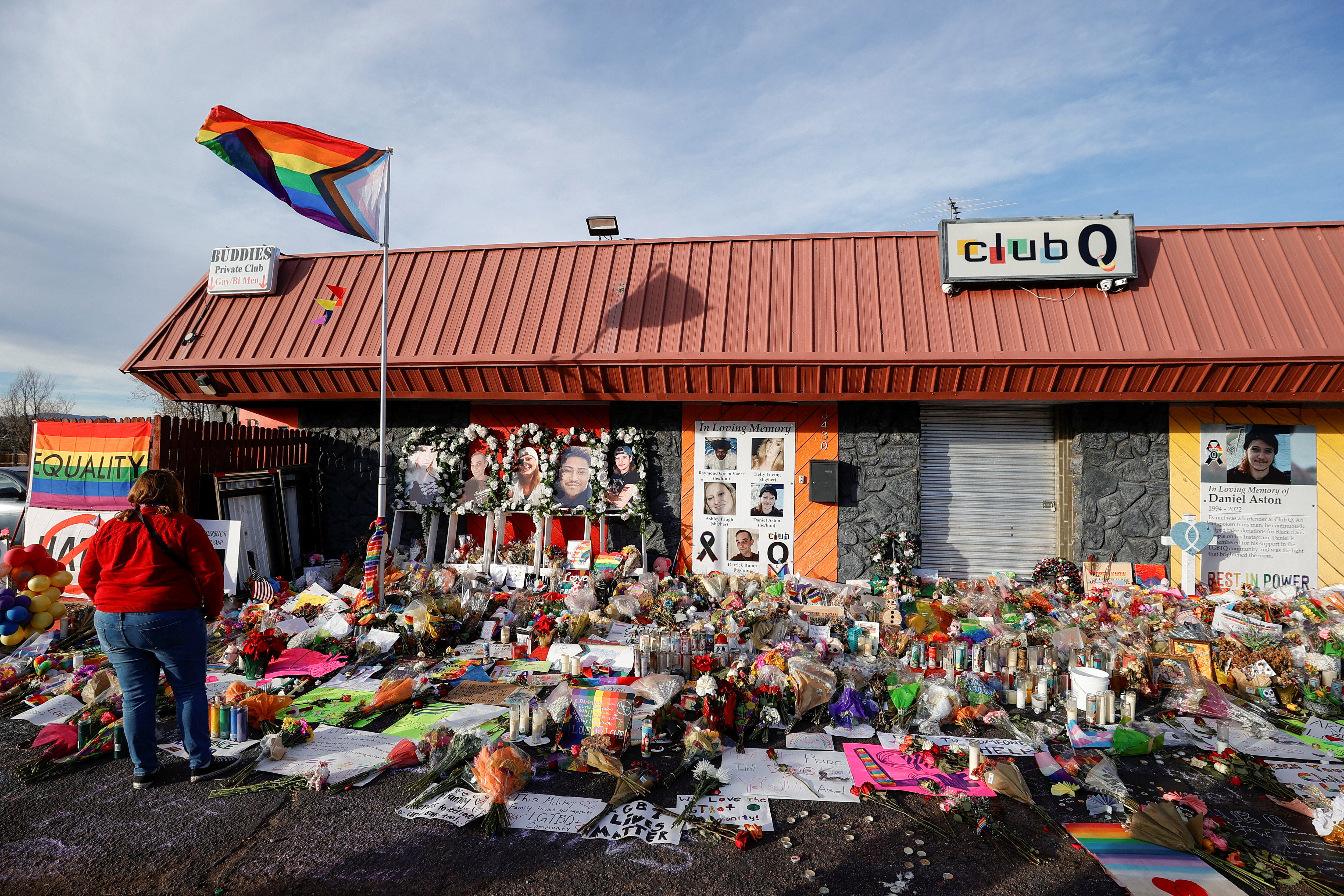 Aftermath of mass shooting at LGBTQ nightclub Club Q in Colorado Springs